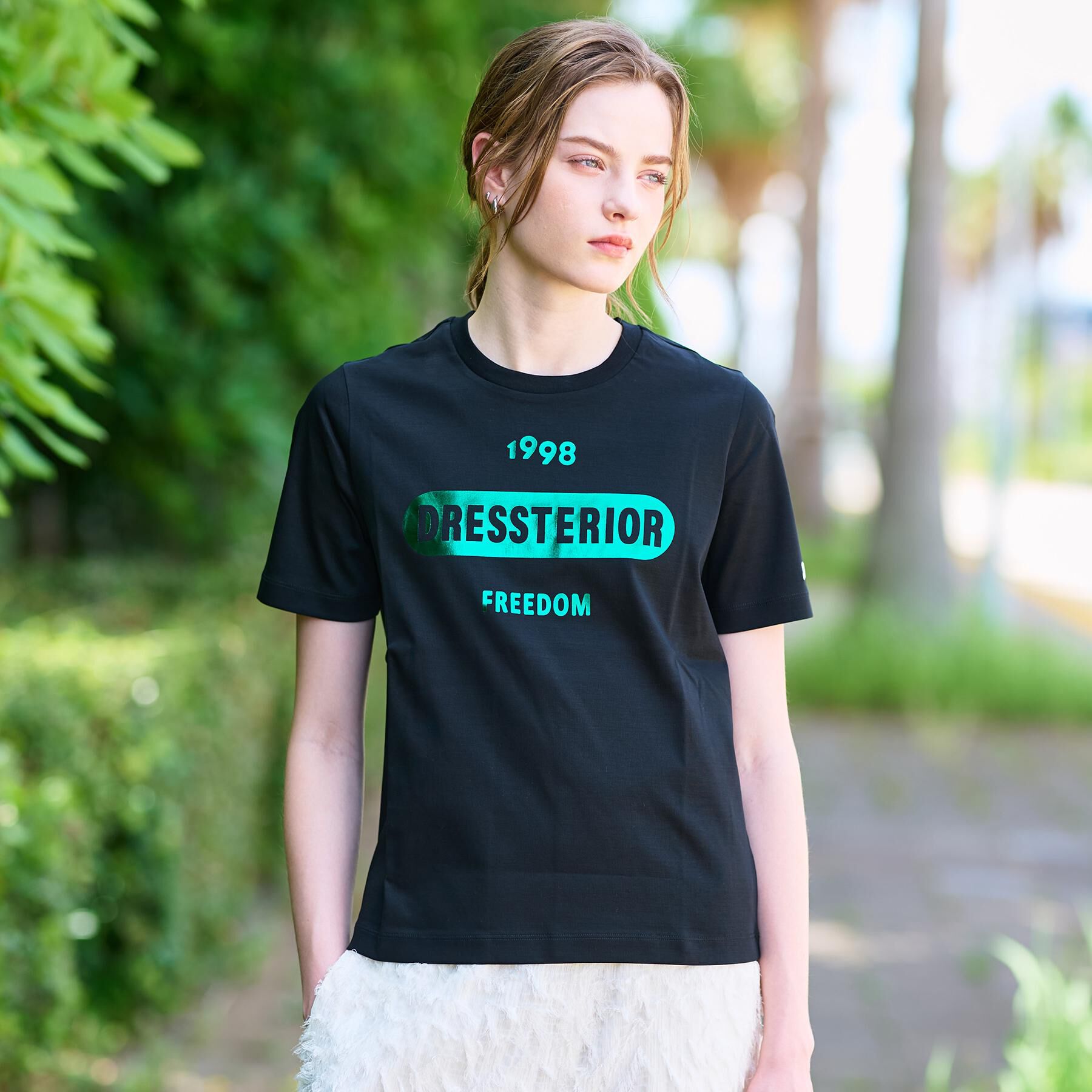 DRESSTERIOR「【接触冷感/抗菌防臭/消臭】ルクア・EC限定アニバーサリーTシャツ」|Tシャツ・カットソー|