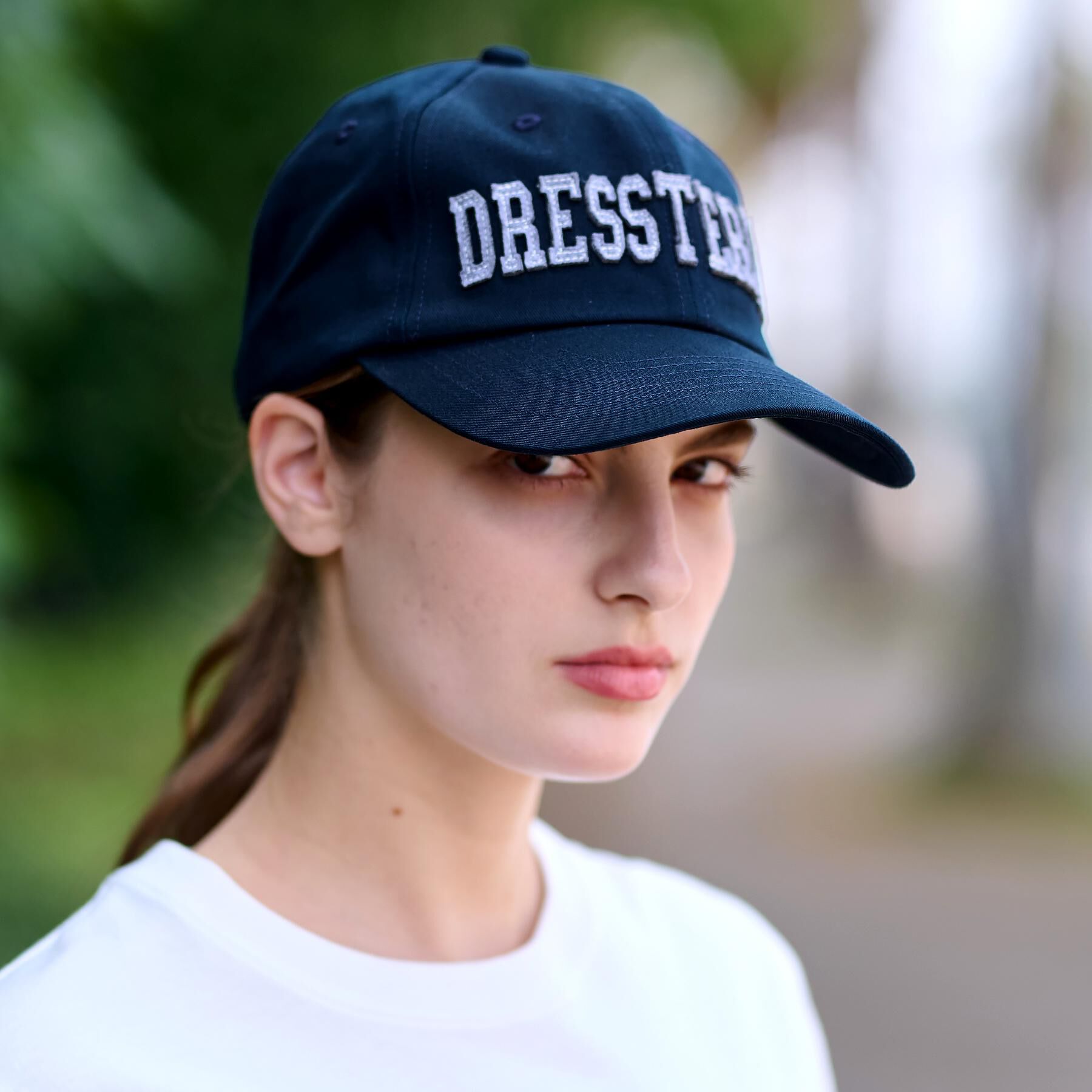 DRESSTERIOR「DRESSTERIORロゴキャップ」|キャップ・キャスケット|ネイビー(094)