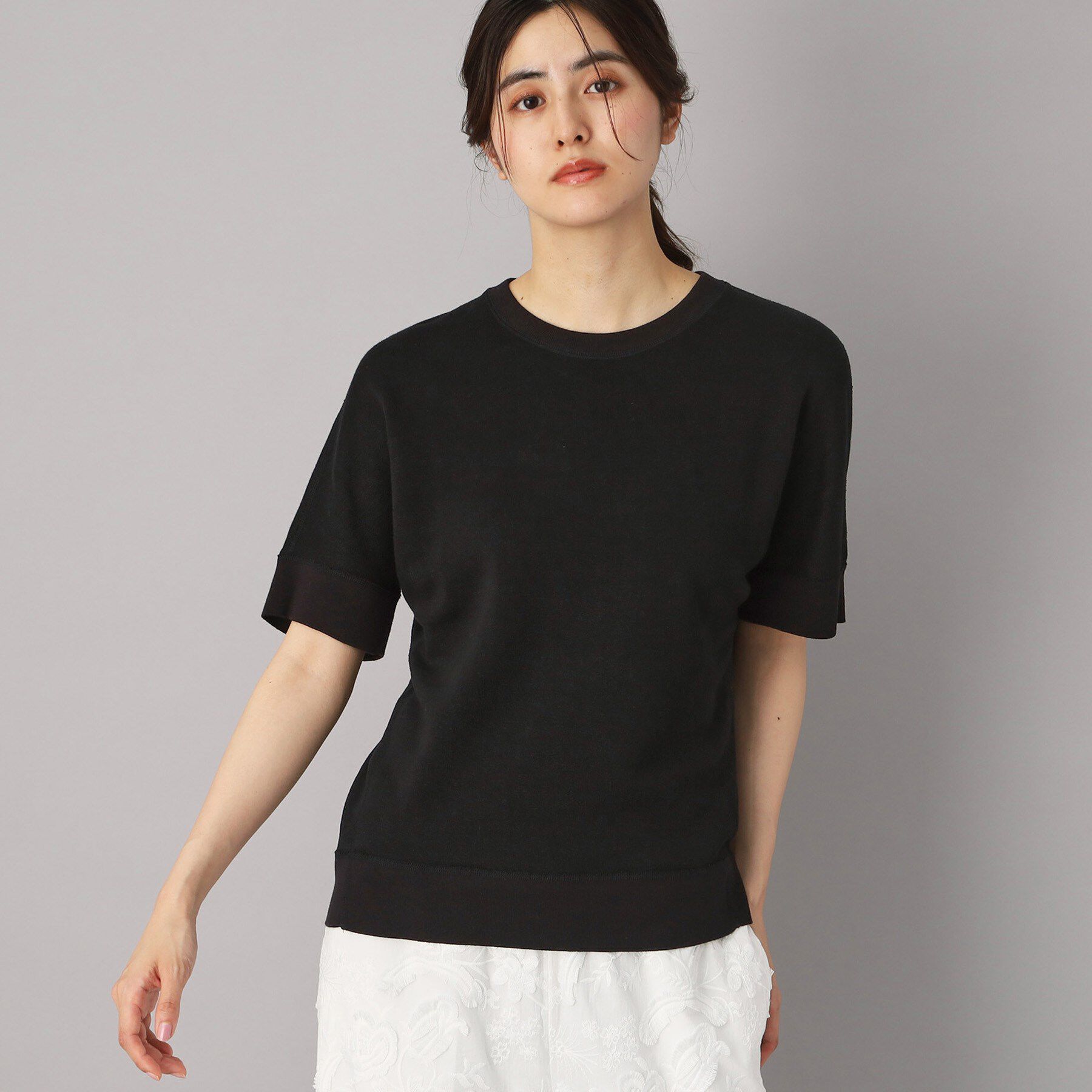 DRESSTERIOR「【毎年人気！／洗える】リネン裏毛ハーフスリーブプルオーバー」|Tシャツ・カットソー|