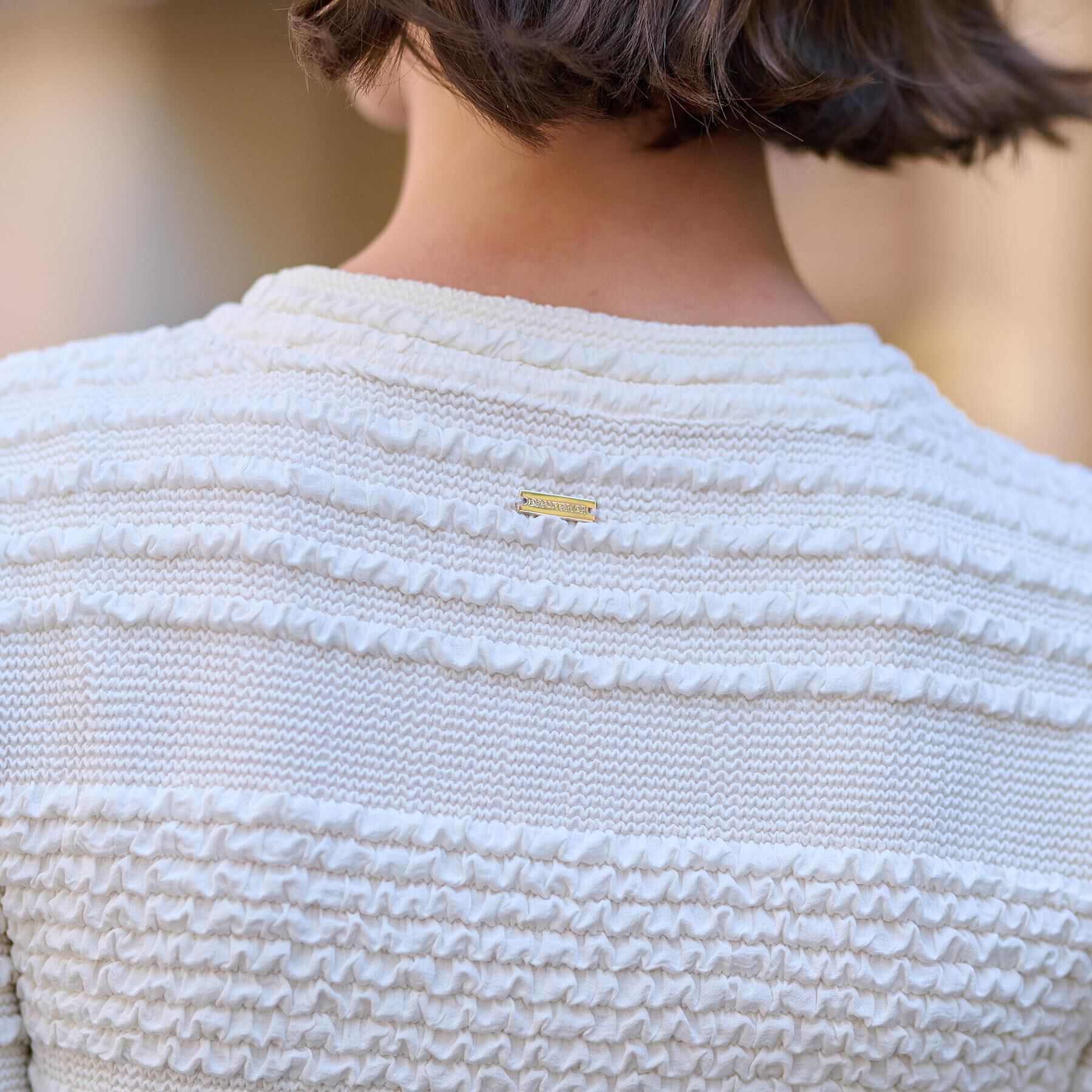 DRESSTERIOR「【洗える/伸縮性】フリルジャージTシャツ」|Tシャツ・カットソー|