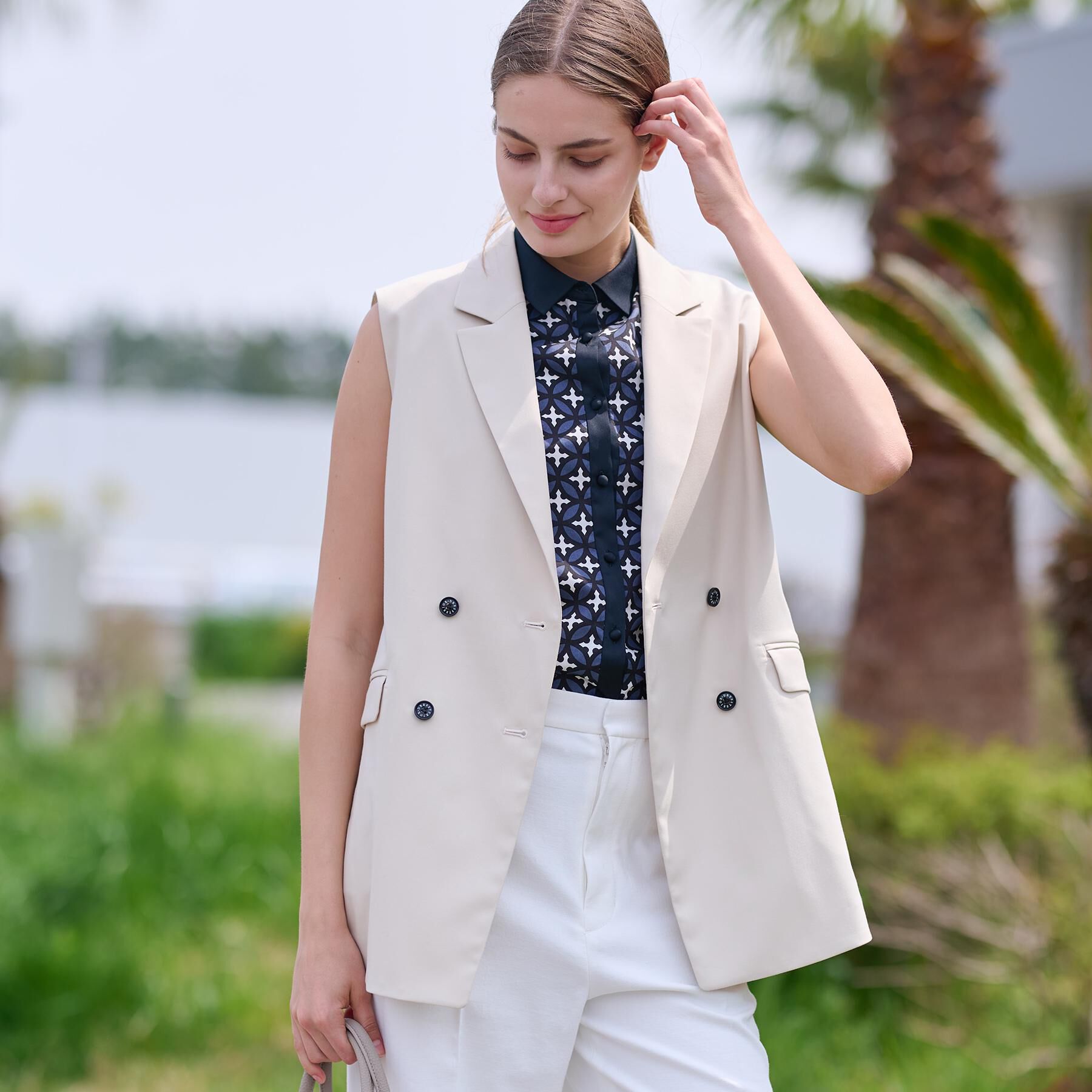 DRESSTERIOR「テーラードサマージレ」|ベスト・ジレ|