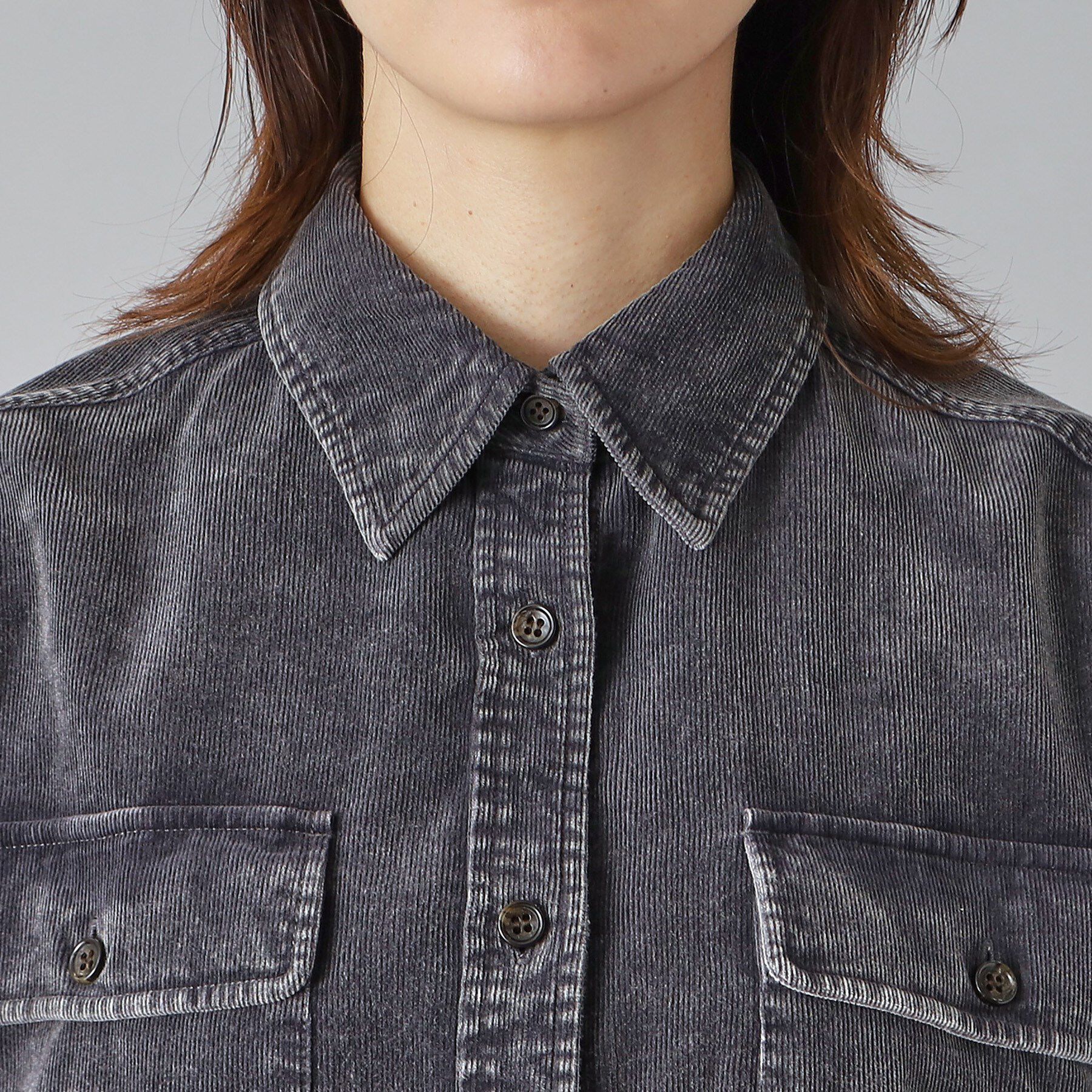 DRESSTERIOR「【洗える/抜け感】コーデュロイガーメントダイシャツ」|シャツ・ブラウス|
