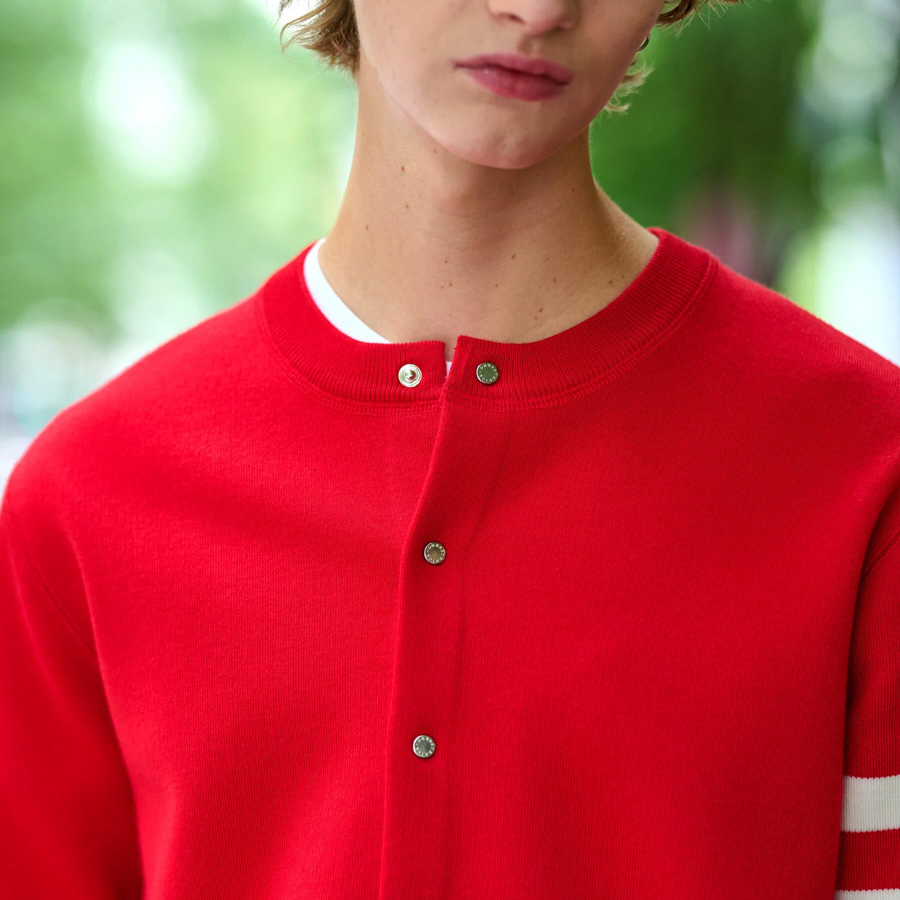 DRESSTERIOR「ウォッシャブル アームライン ラウンドカーディガン」|カーディガン|