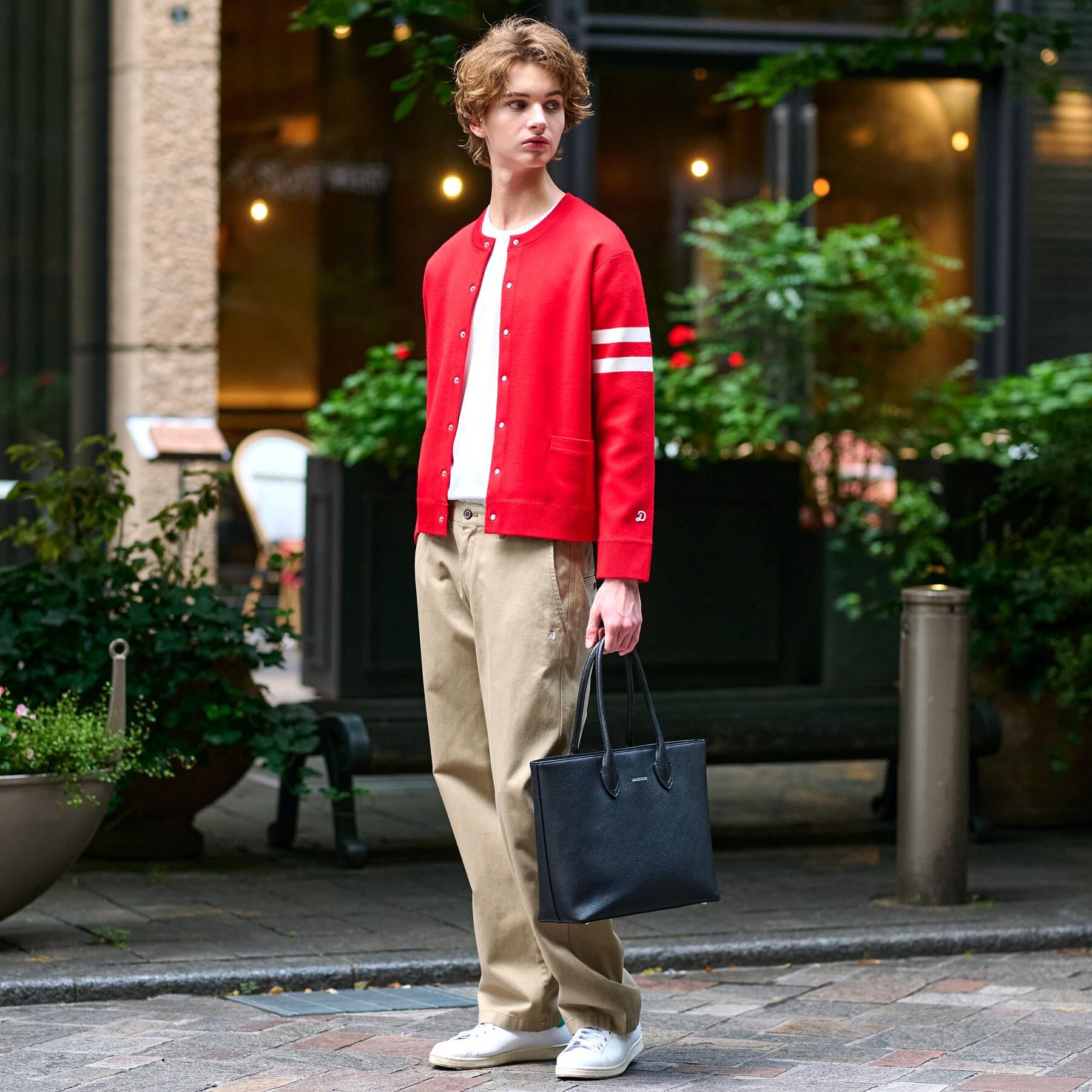 DRESSTERIOR「ウォッシャブル アームライン ラウンドカーディガン」|カーディガン|