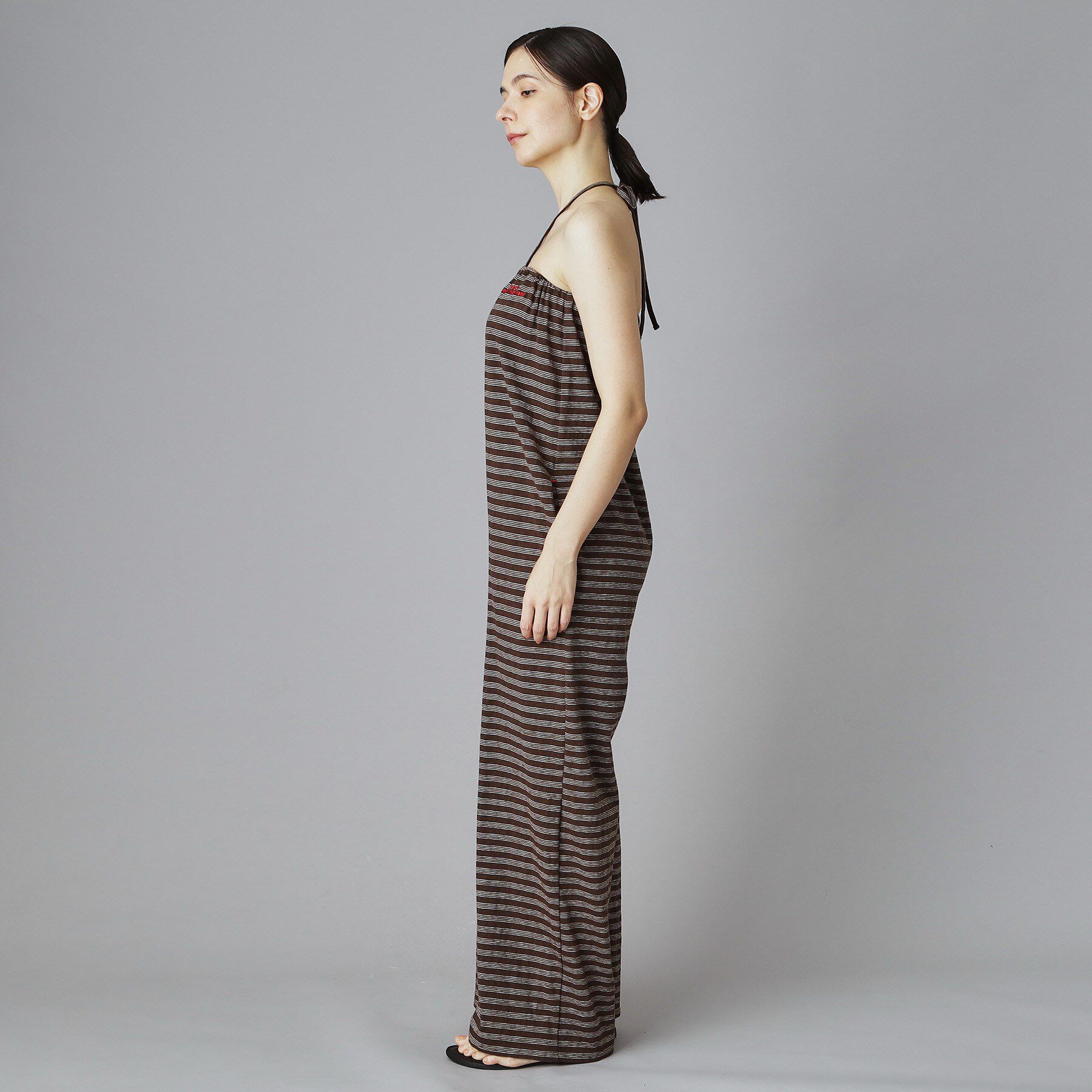 DRESSTERIOR「provoke（プロヴォーク）ボーダーコンビネゾン」|ルームウェア|