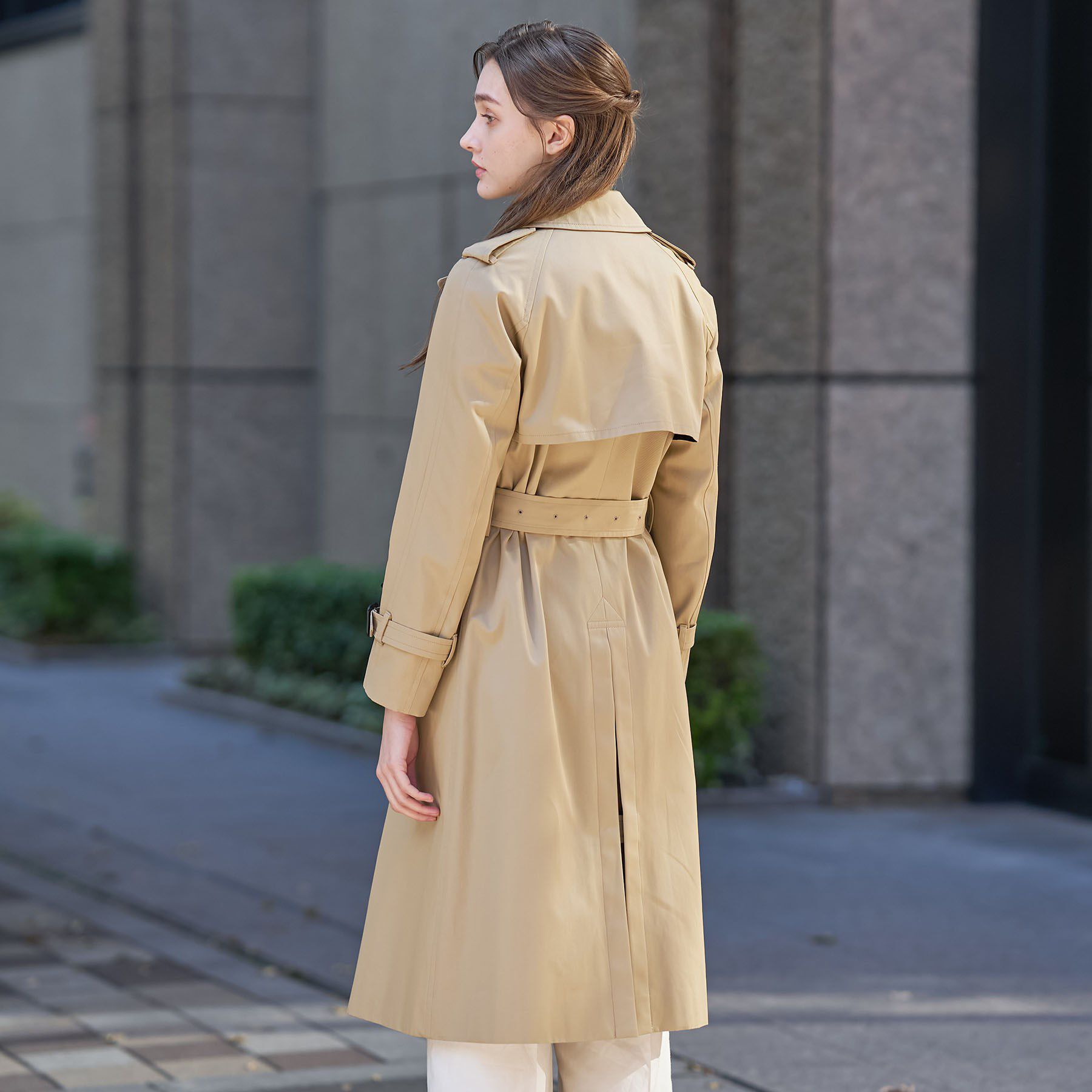 DRESSTERIOR「【撥水/透湿素材】コットンギャバジントレンチコート」|トレンチコート|