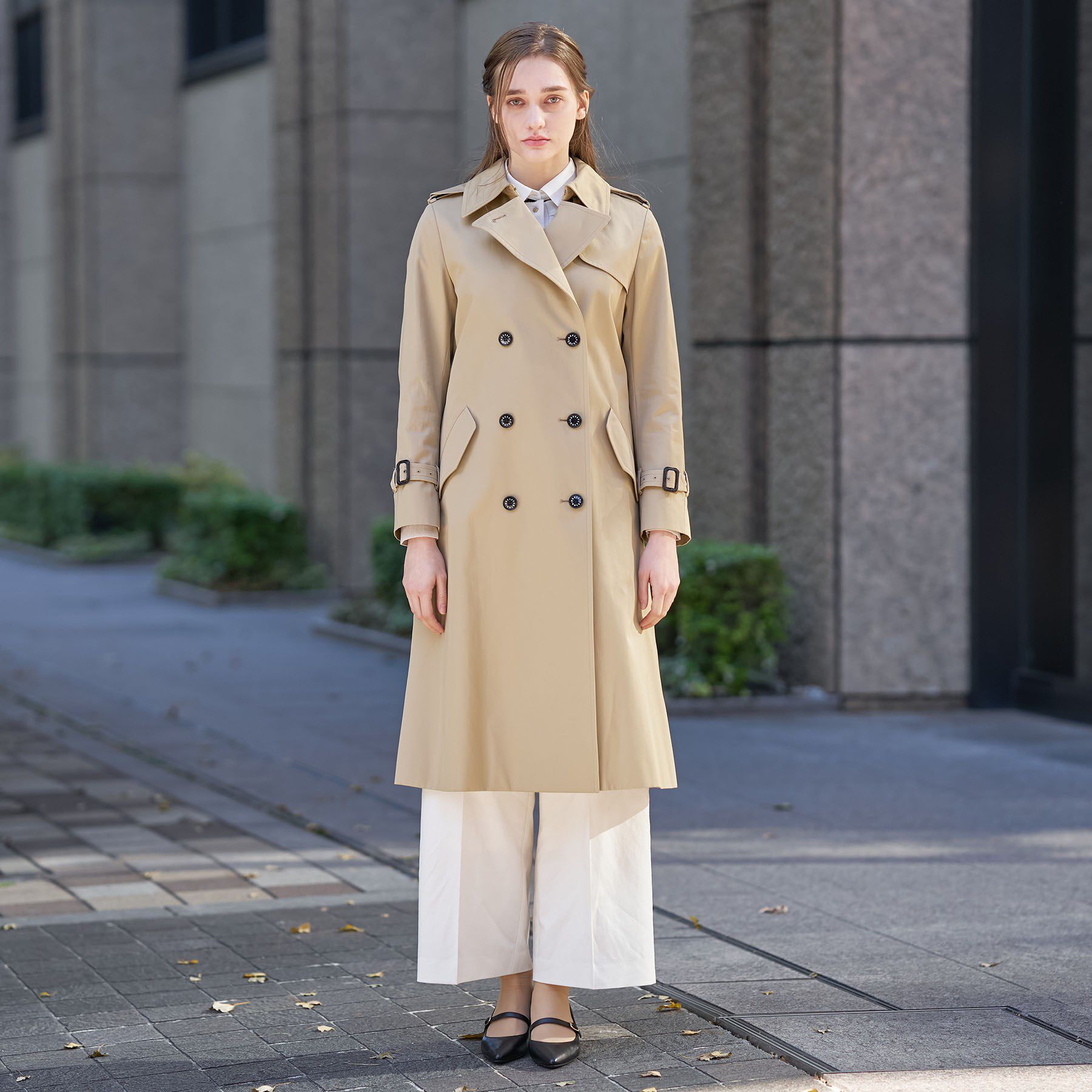 DRESSTERIOR「【撥水/透湿素材】コットンギャバジントレンチコート」|トレンチコート|