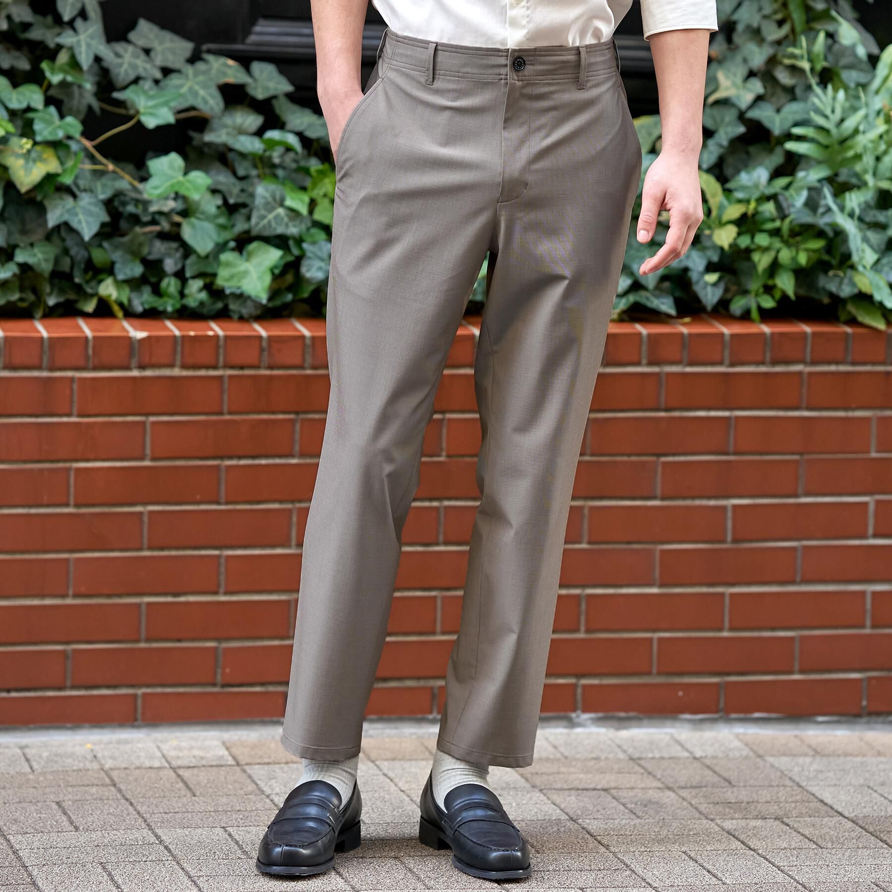 DRESSTERIOR「【セットアップ可】CARREMAN ストレッチパンツ」|その他|ベージュ(052)