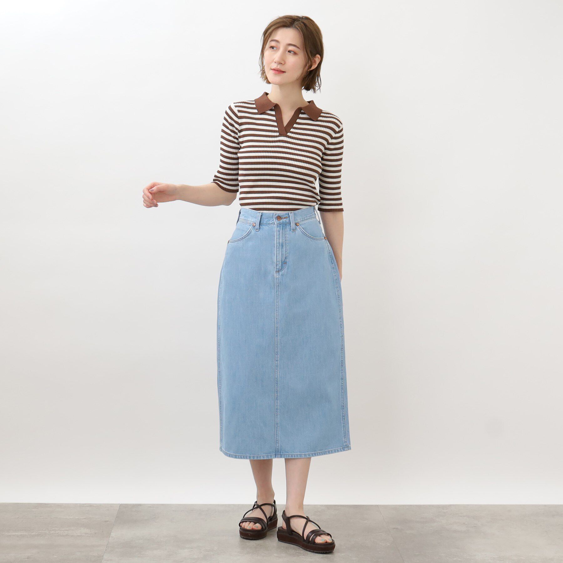 grove「【別注】Wrangler デニムスカート」|スカート|