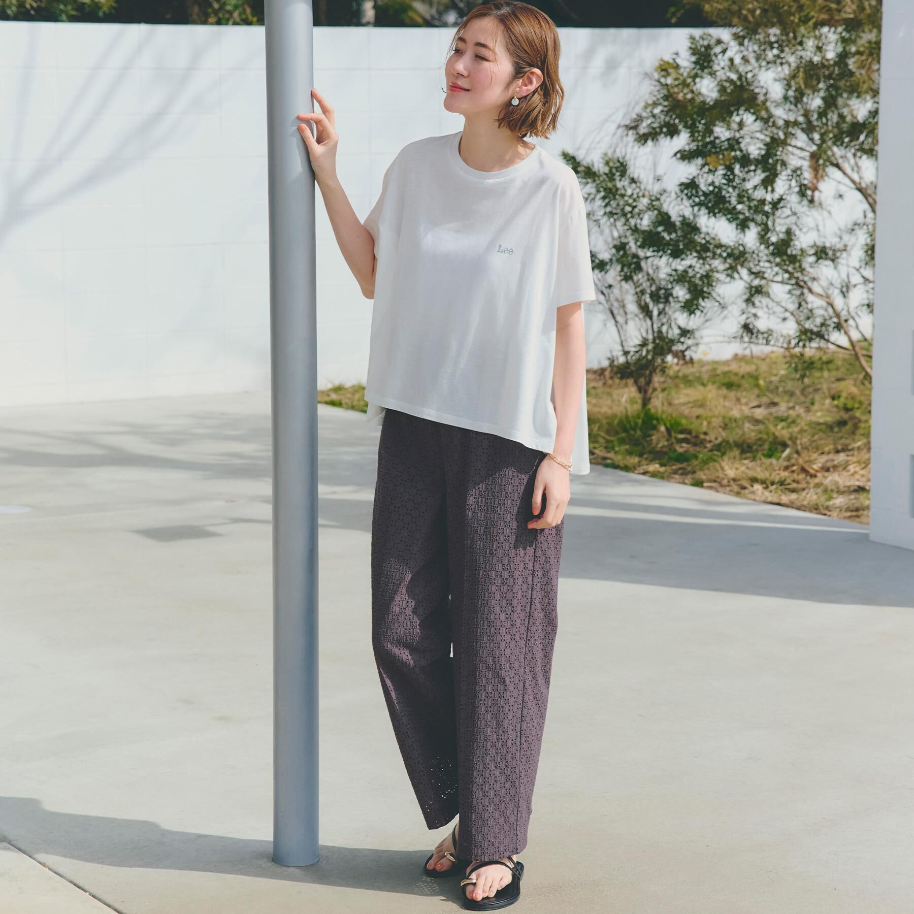 grove「【Lee&times;grove別注】HALF SLEEVE FLARE T-SHIRTS」|Tシャツ・カットソー|