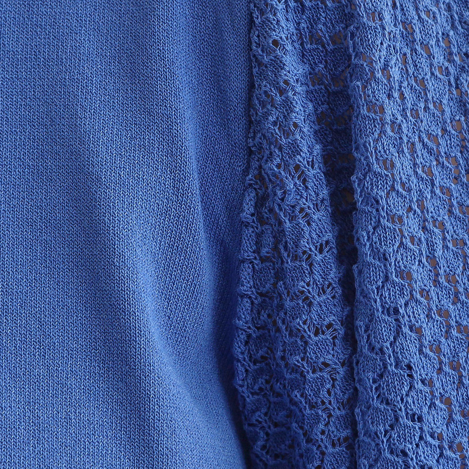 grove「袖透かし編みフレアースリーブニット」|ニット・セーター|