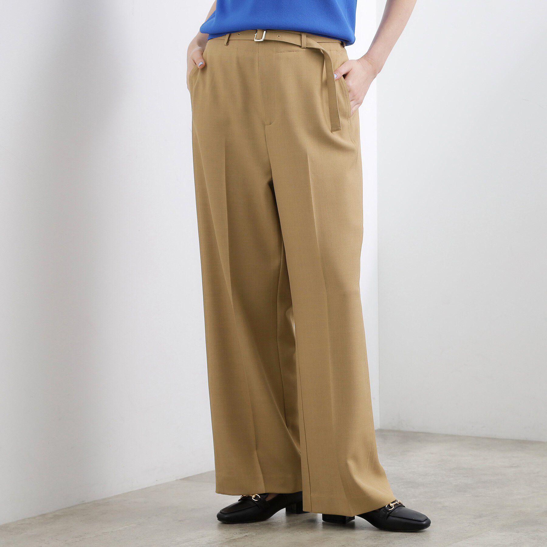 grove「ベルトワイドパンツ」|その他|