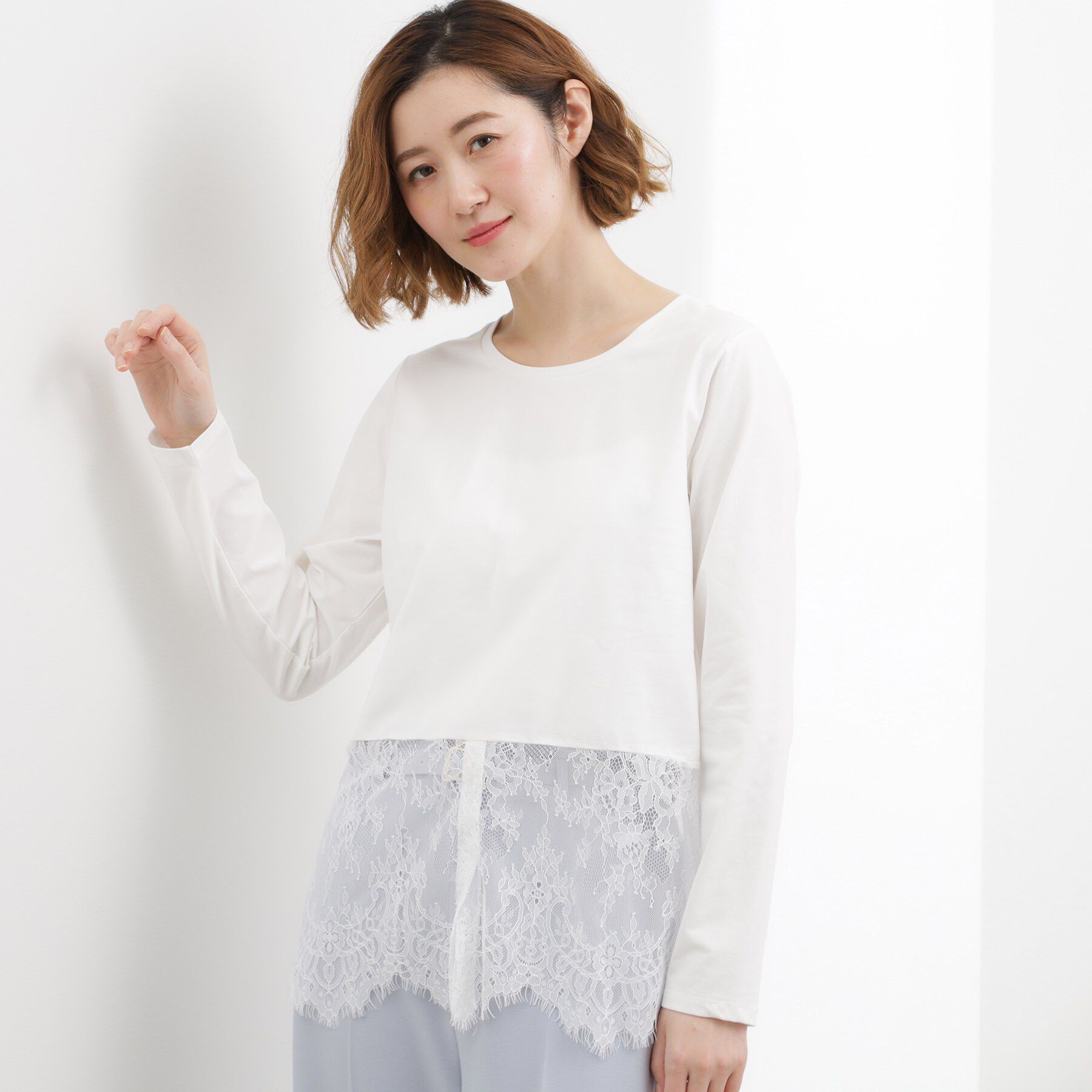 grove「裾アソートペプラムカットソー」|Tシャツ・カットソー|