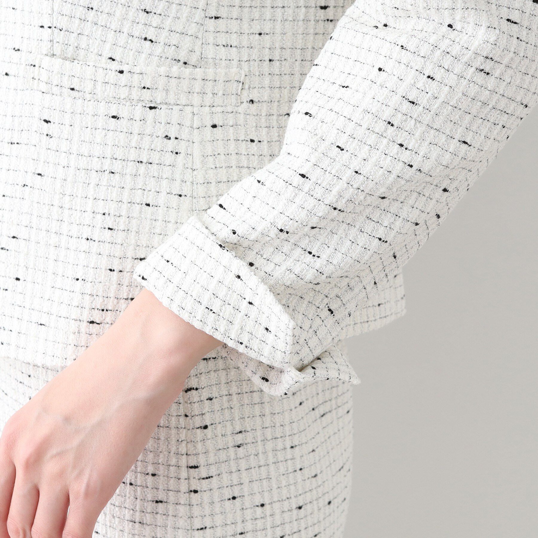 INDIVI「【日本製／オリジナル素材】ツィードジャケット」|スーツ|