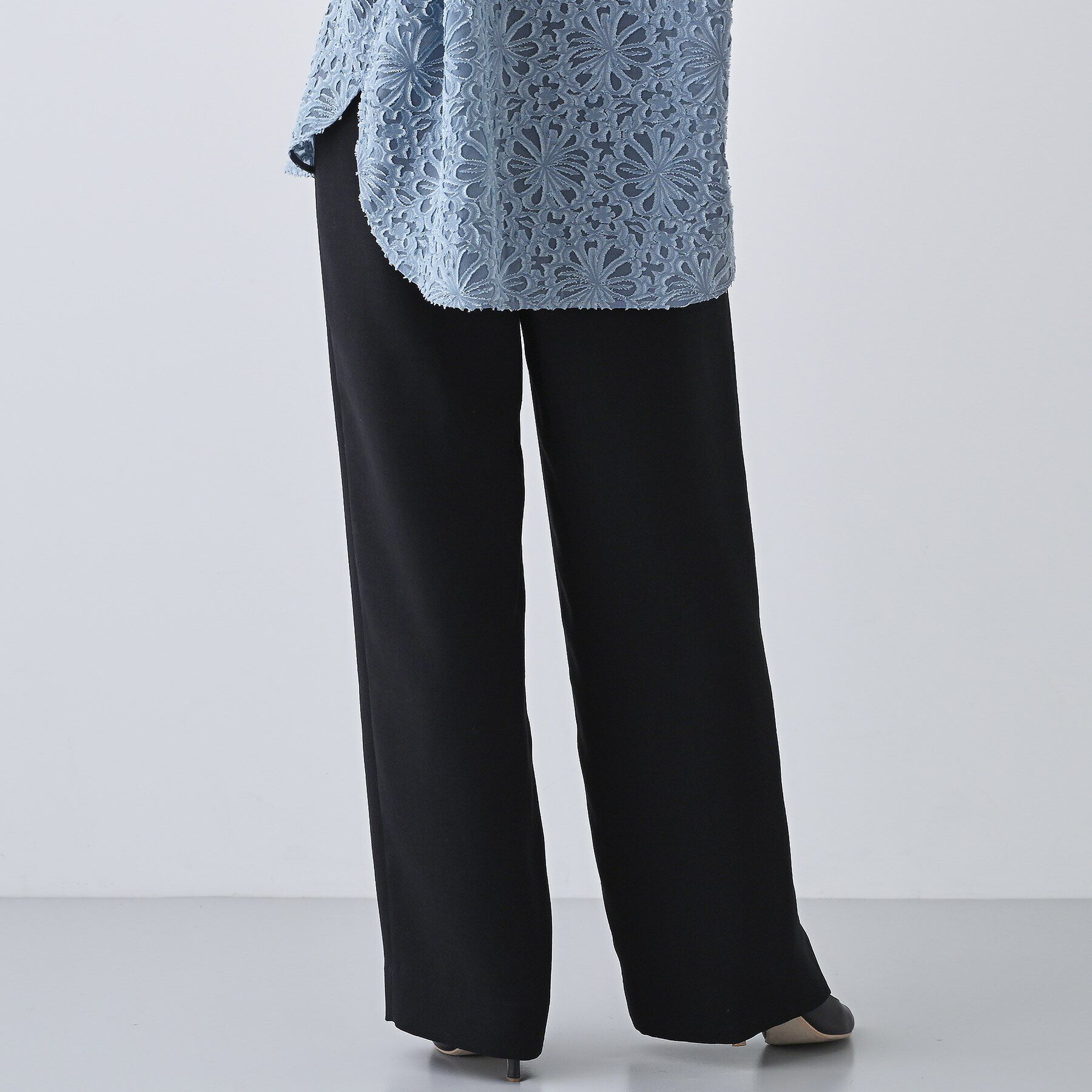 INDIVI「【日本製／トリアセテート】ストレートラインパンツ」|その他|