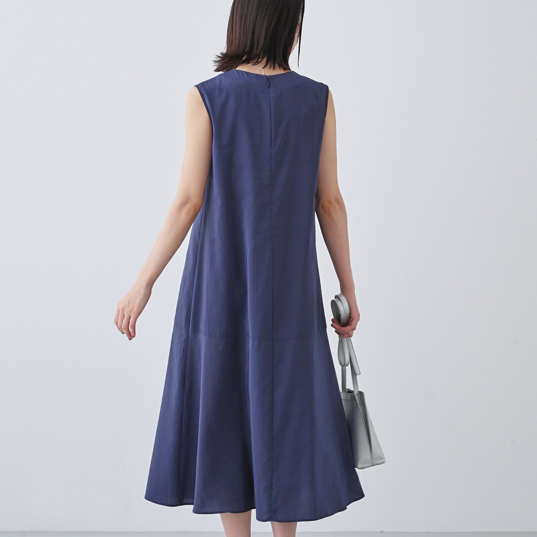 INDIVI「【通気性◎撥水／接触冷感／UVケア】フレアワンピース」|ワンピース|