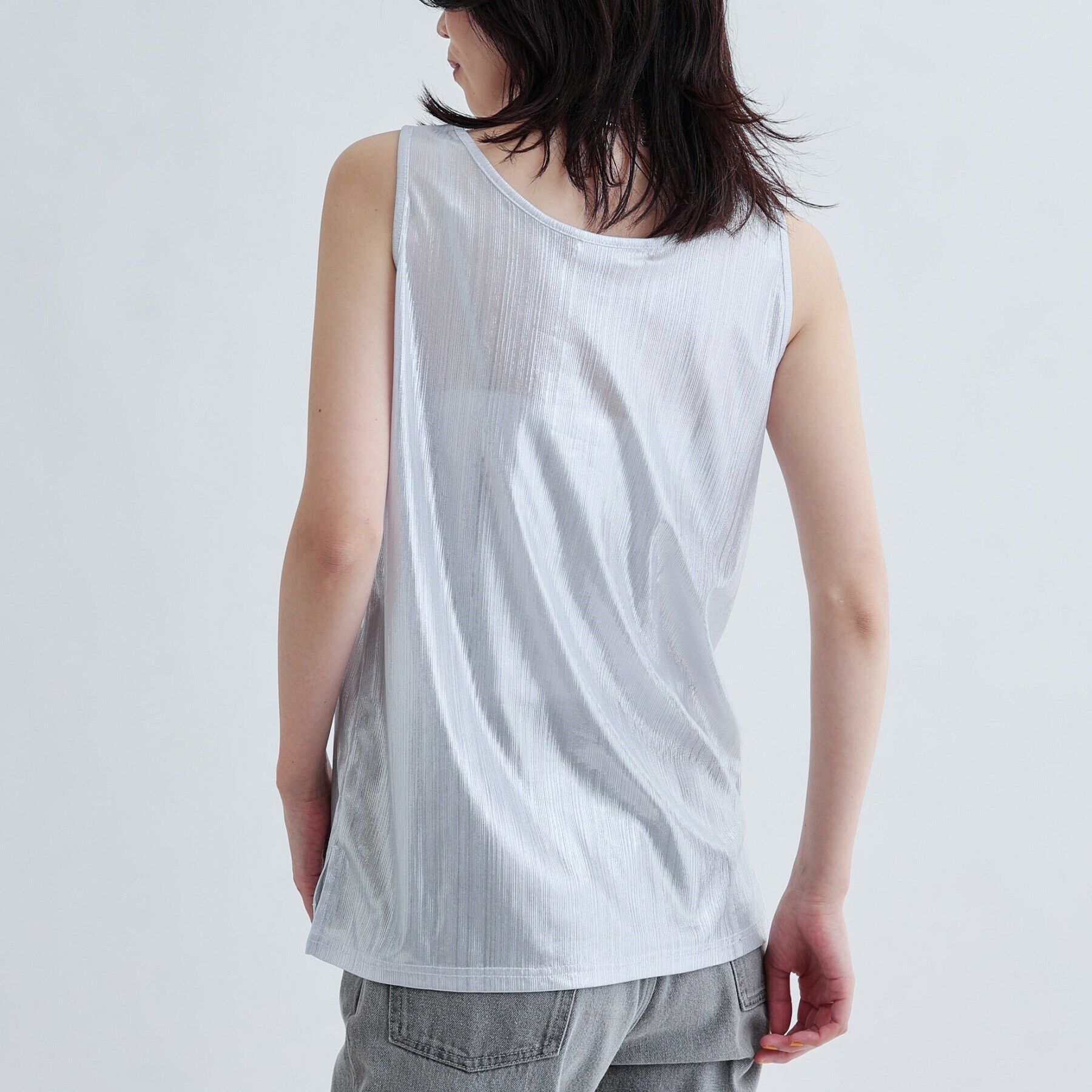 GALLEST「【再入荷】箔プリントタンクトップ」|キャミソール|