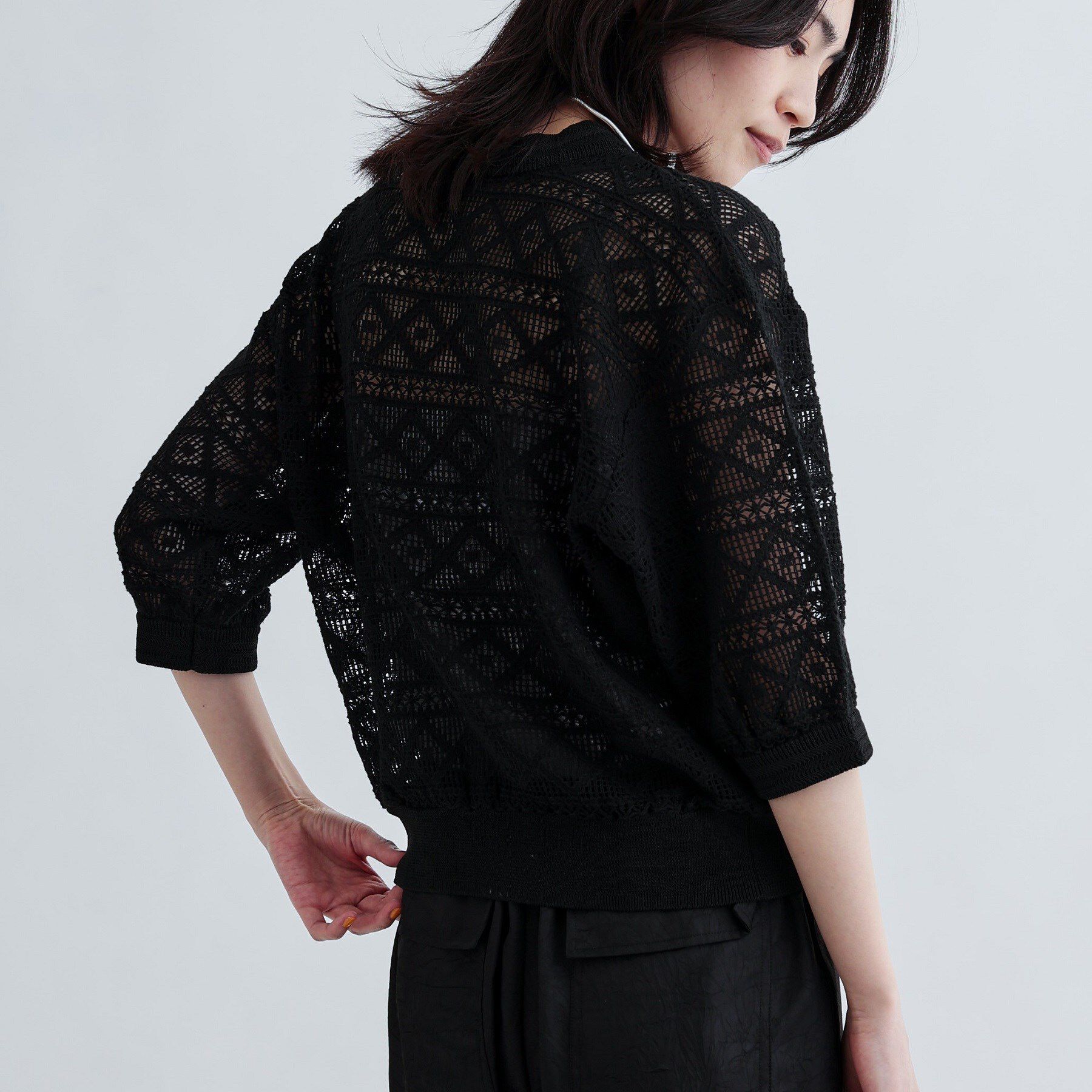 GALLEST「レースプルオーバー」|Tシャツ・カットソー|