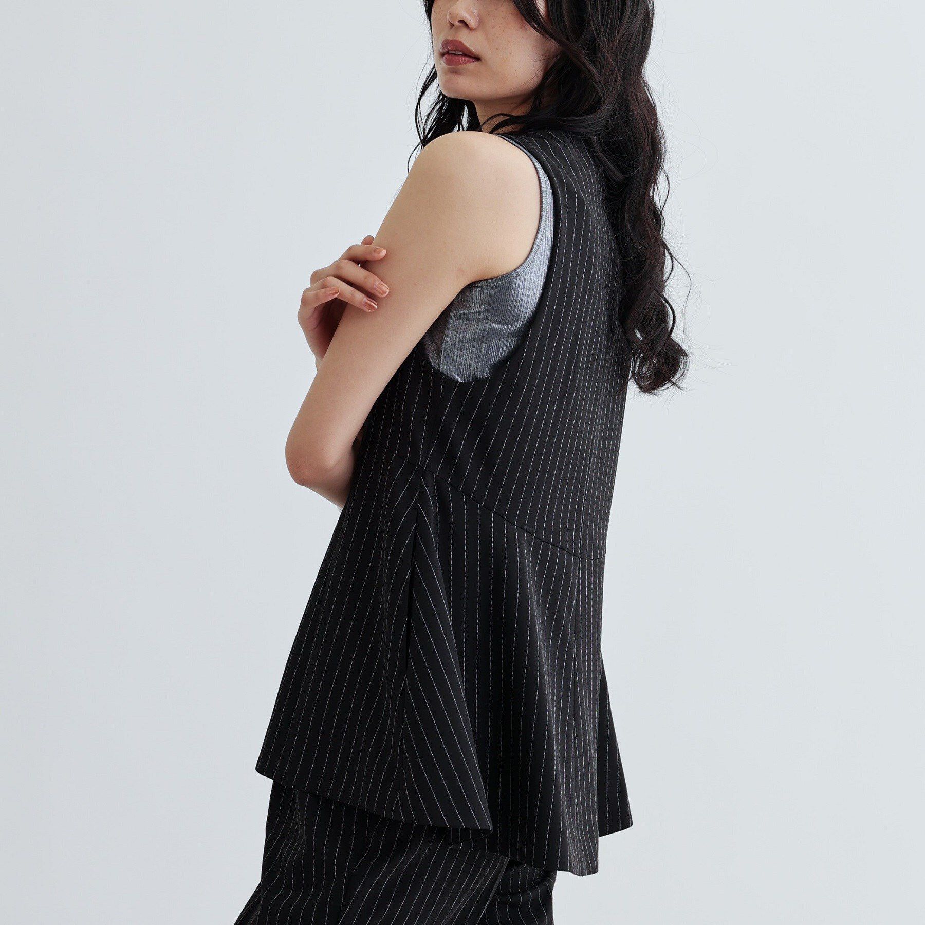 GALLEST「【セットアップ対応】イージーペプラムジレ」|ベスト・ジレ|