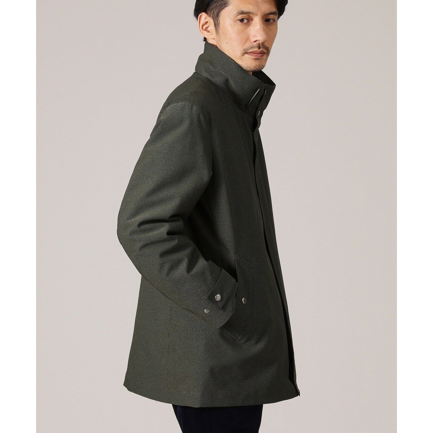 TAKEO KIKUCHI「【3WAY】ドビー ダウンライナー付 ブルゾン」|ブルゾン・スタジャン|