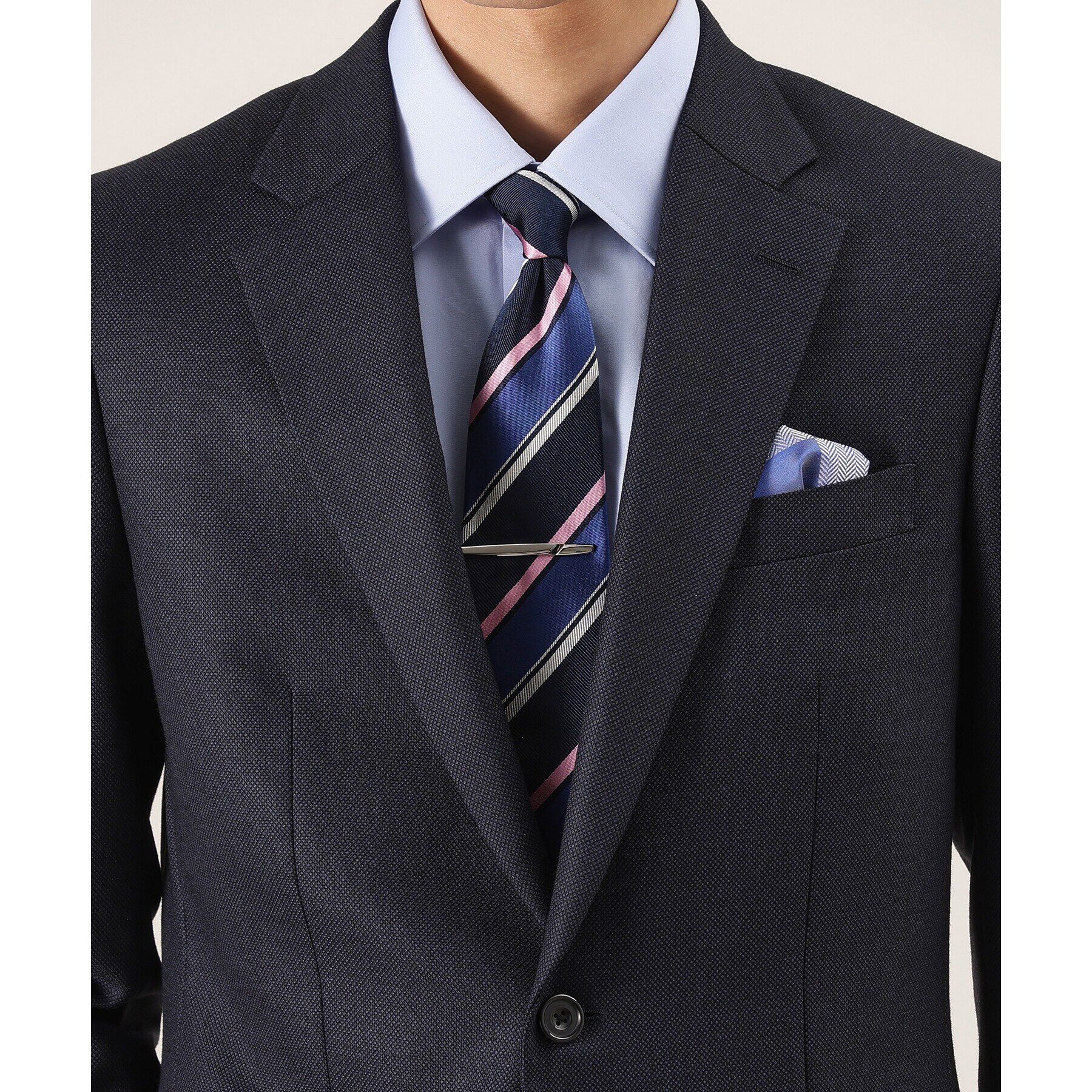 TAKEO KIKUCHI「【セレモニー対応】サテン4面パネル ポケットチーフ」|バンダナ・スカーフ|