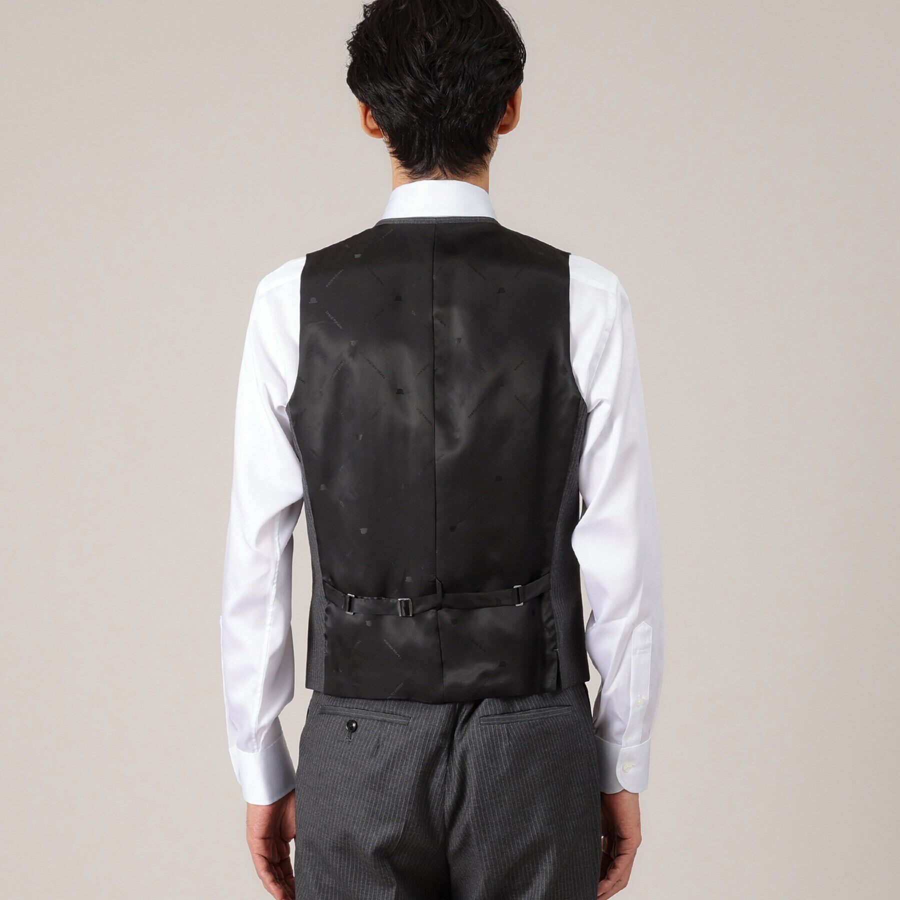 TAKEO KIKUCHI「【DORMEUIL AMADEUS365】ピンストライプ ベスト/3ピース対応」|スーツ|