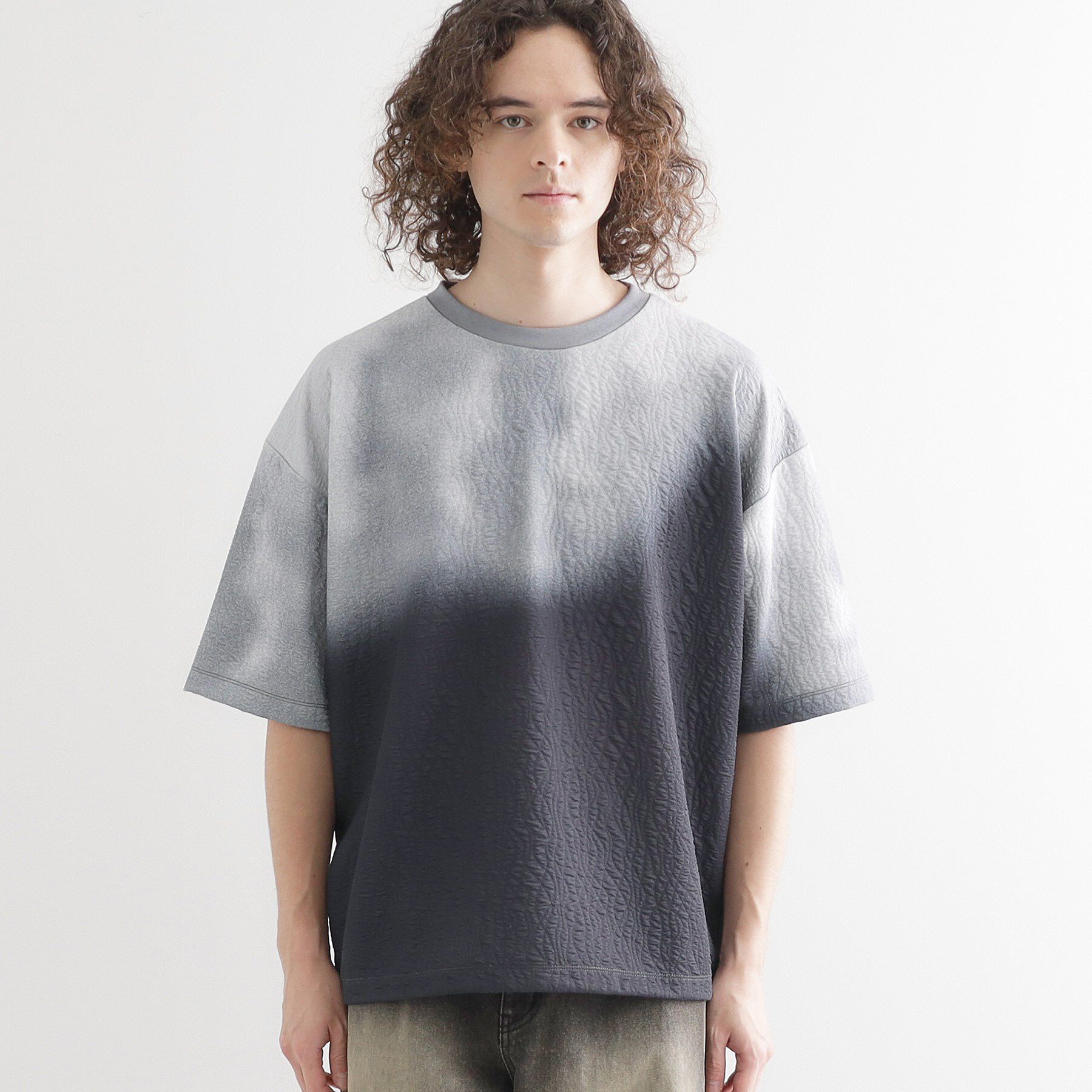 tk.TAKEO KIKUCHI「ブラーフクレジャカードカットソー」|Tシャツ・カットソー|