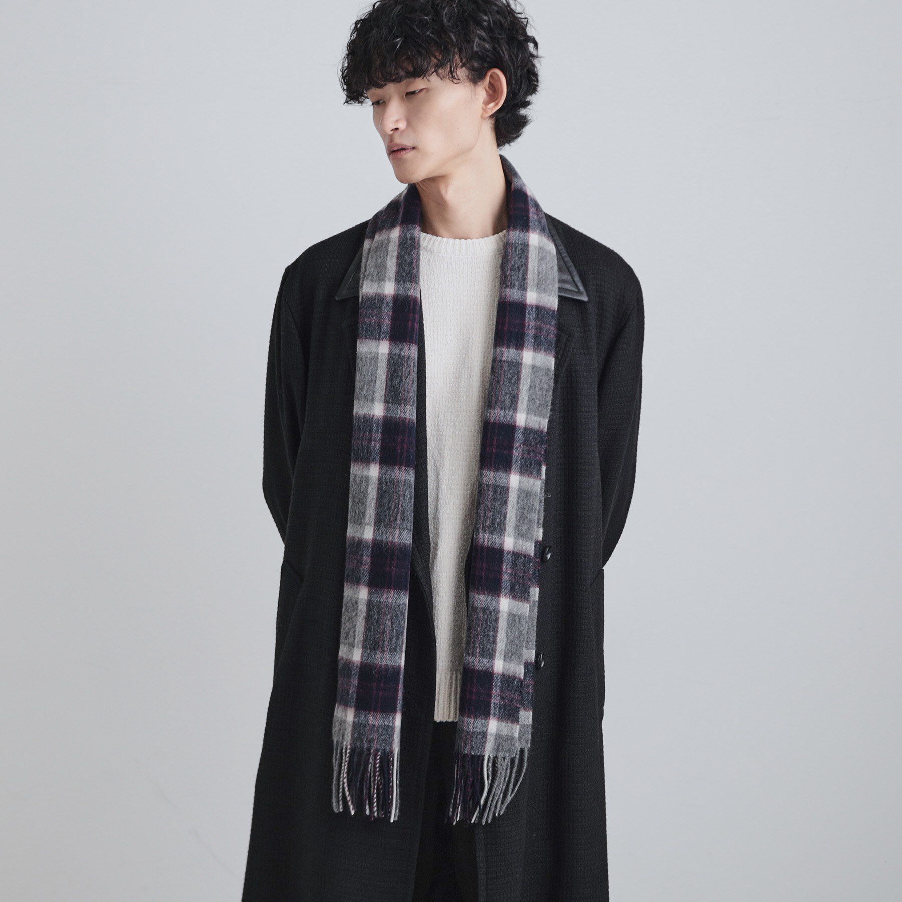 tk.TAKEO KIKUCHI「シングルアソートマフラー」|ストール|