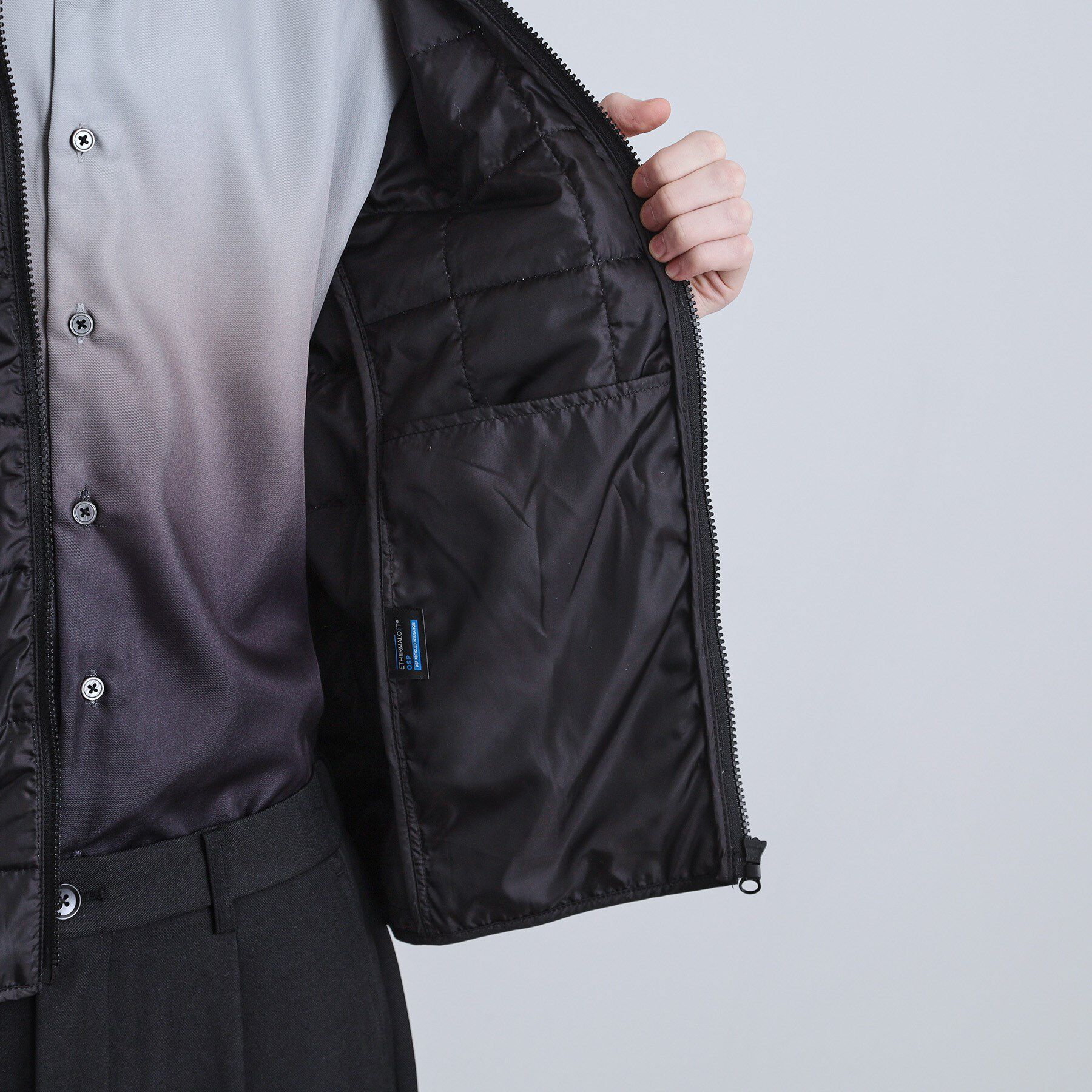 tk.TAKEO KIKUCHI「【3WAY】ウール調サキソニーフードブルゾン」|ブルゾン・スタジャン|