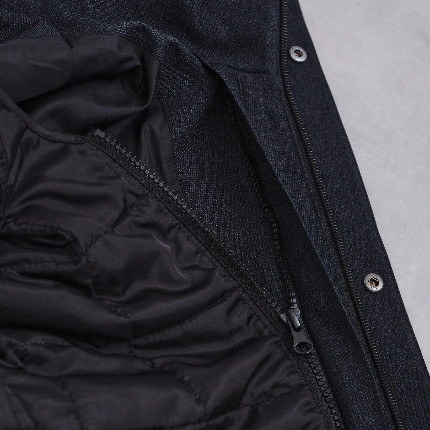 tk.TAKEO KIKUCHI「【3WAY】ウール調サキソニーフードブルゾン」|ブルゾン・スタジャン|