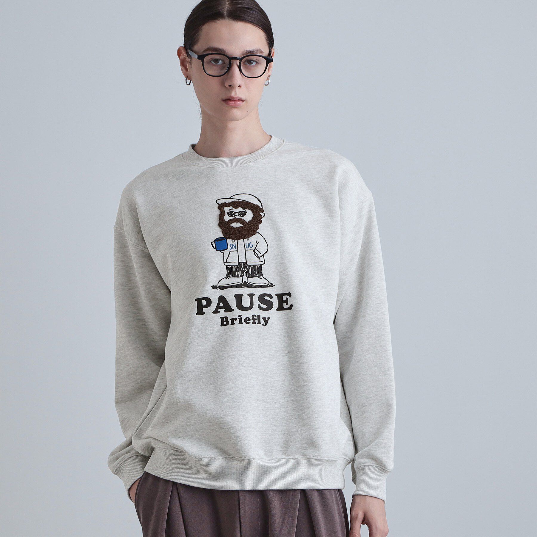 tk.TAKEO KIKUCHI「ヒゲサガラスウェット」|パーカー|