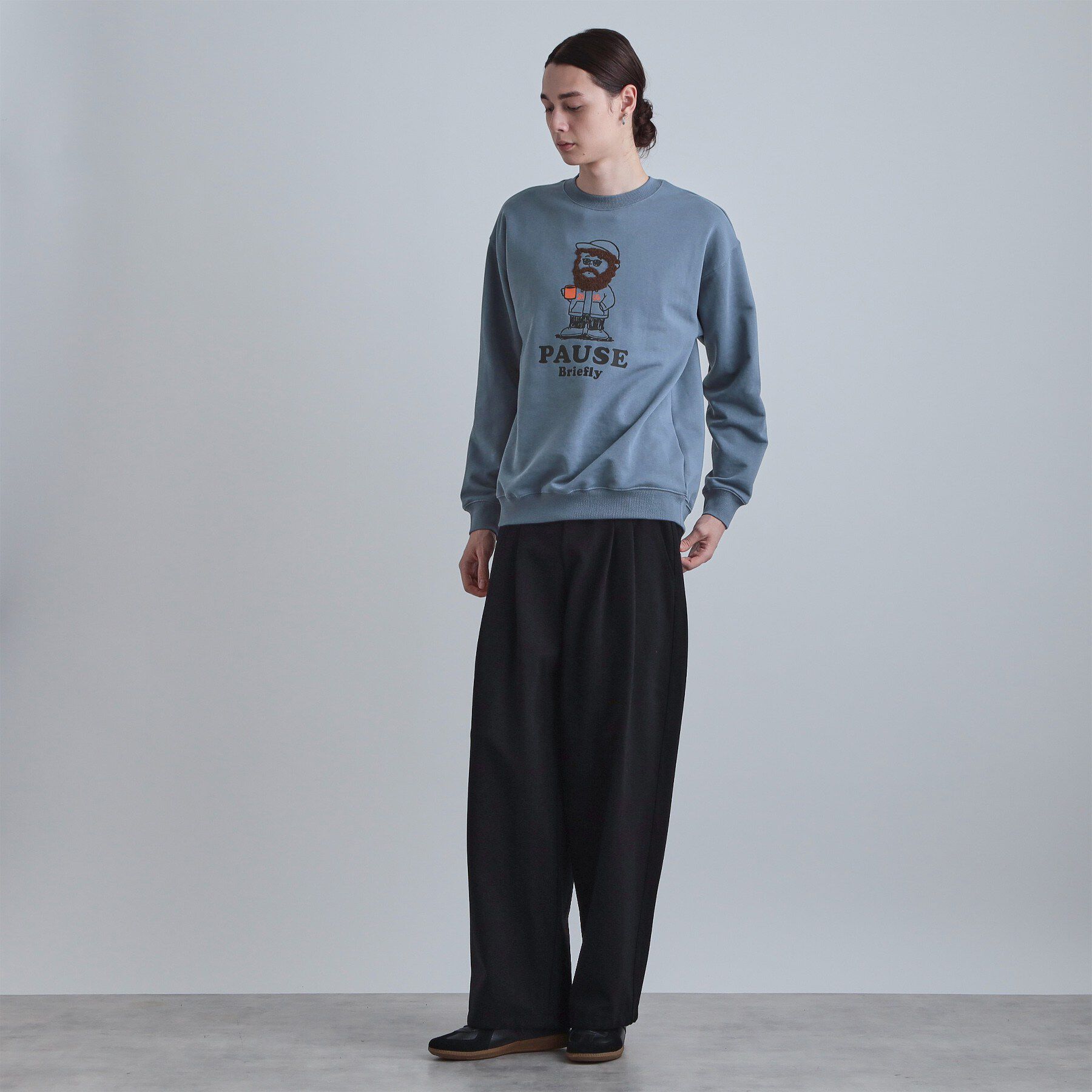 tk.TAKEO KIKUCHI「ヒゲサガラスウェット」|パーカー|