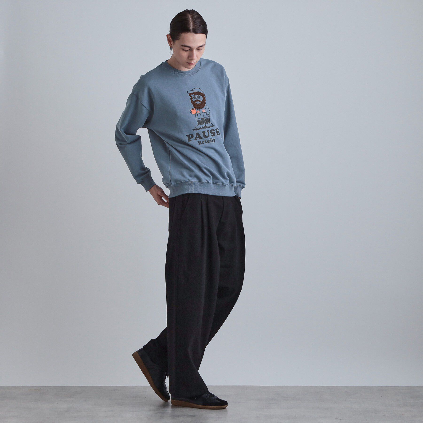 tk.TAKEO KIKUCHI「ヒゲサガラスウェット」|パーカー|