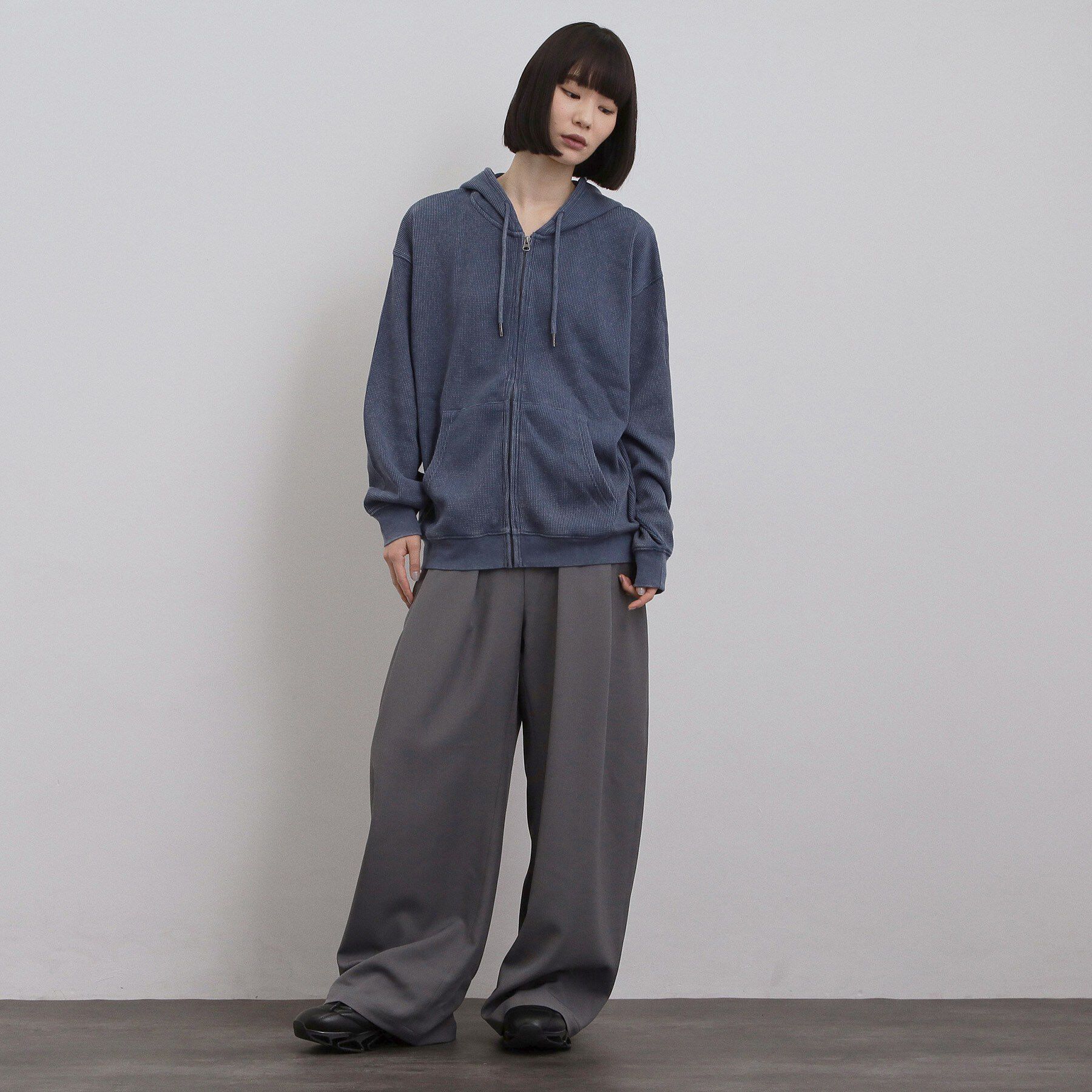 tk.TAKEO KIKUCHI「ヴィンテージワッフルジップパーカー」|パーカー|