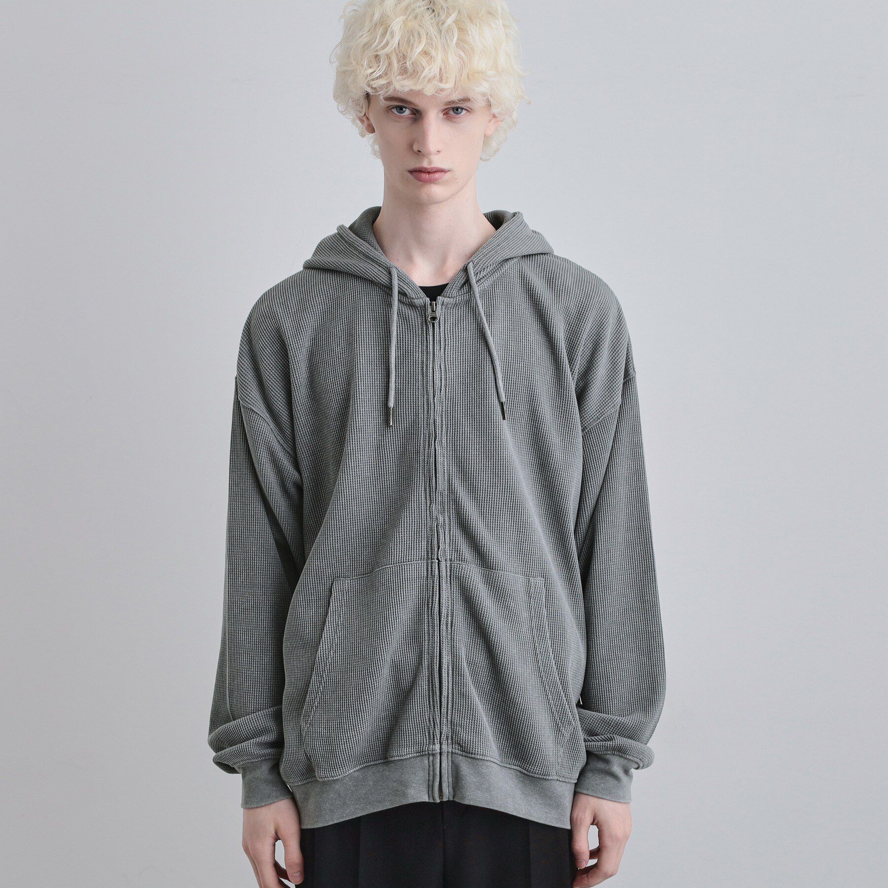 tk.TAKEO KIKUCHI「ヴィンテージワッフルジップパーカー」|パーカー|