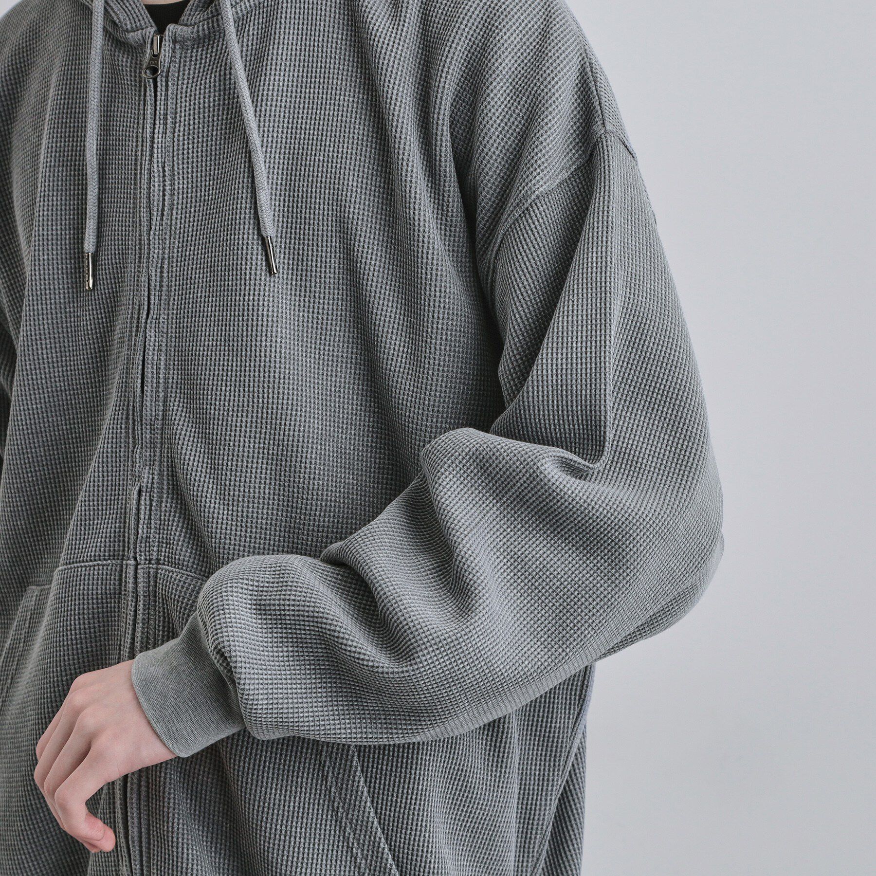 tk.TAKEO KIKUCHI「ヴィンテージワッフルジップパーカー」|パーカー|