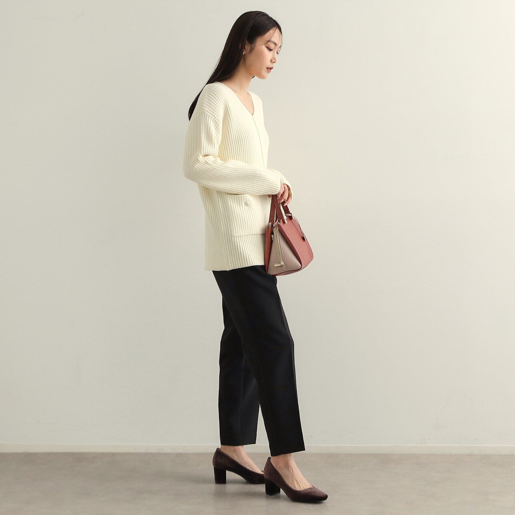 OPAQUE.CLIP「《SS-LLsize》美脚ストレッチイージーテーパードパンツ【洗濯機洗い可】」|その他|