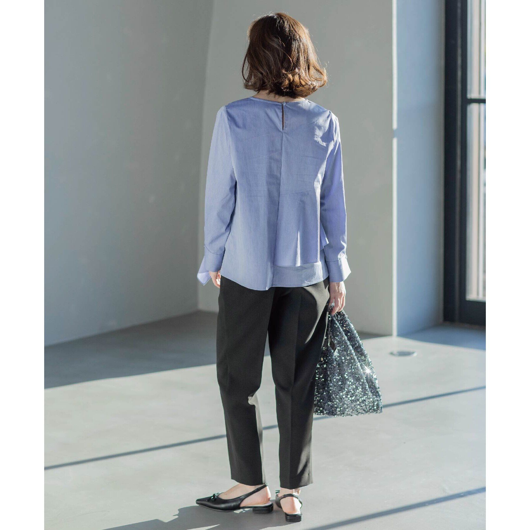 OPAQUE.CLIP「《SS-LLsize》美脚ストレッチイージーテーパードパンツ【洗濯機洗い可】」|その他|