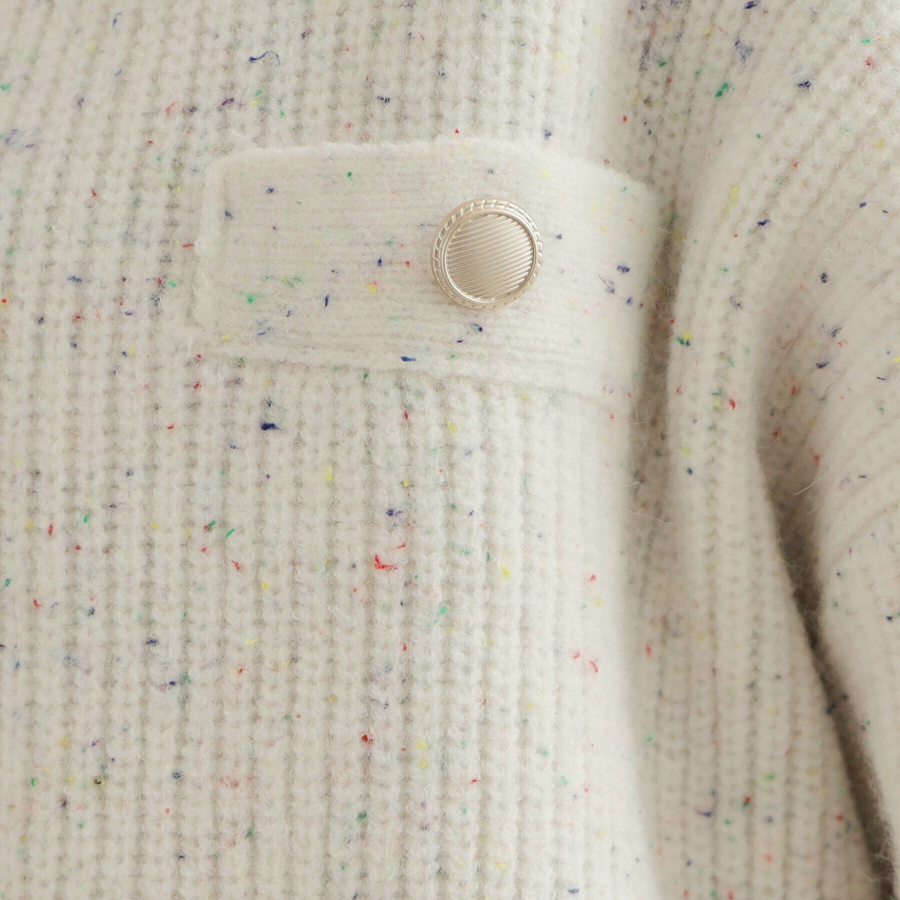 OPAQUE.CLIP「カラーネップニットカーディガン【洗濯機洗い可】」|カーディガン|