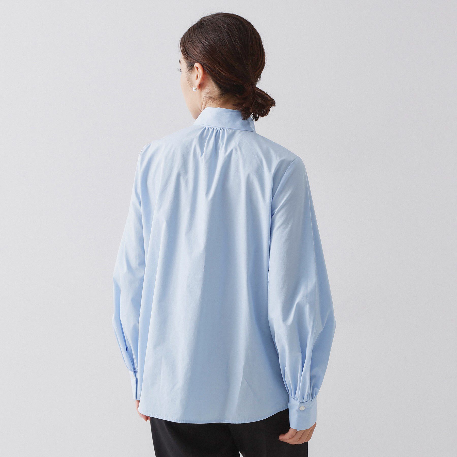 OPAQUE.CLIP「≪通勤・セレモニー対応≫ボウタイシャツブラウス【洗濯機OK】」|シャツ・ブラウス|