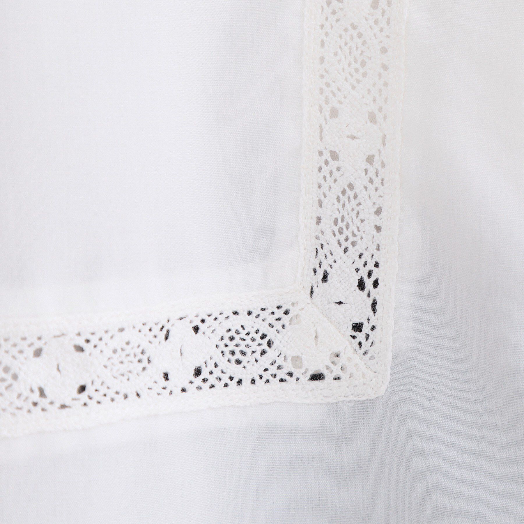 OPAQUE.CLIP「レーストリミングシャツ【洗濯機OK】」|シャツ・ブラウス|