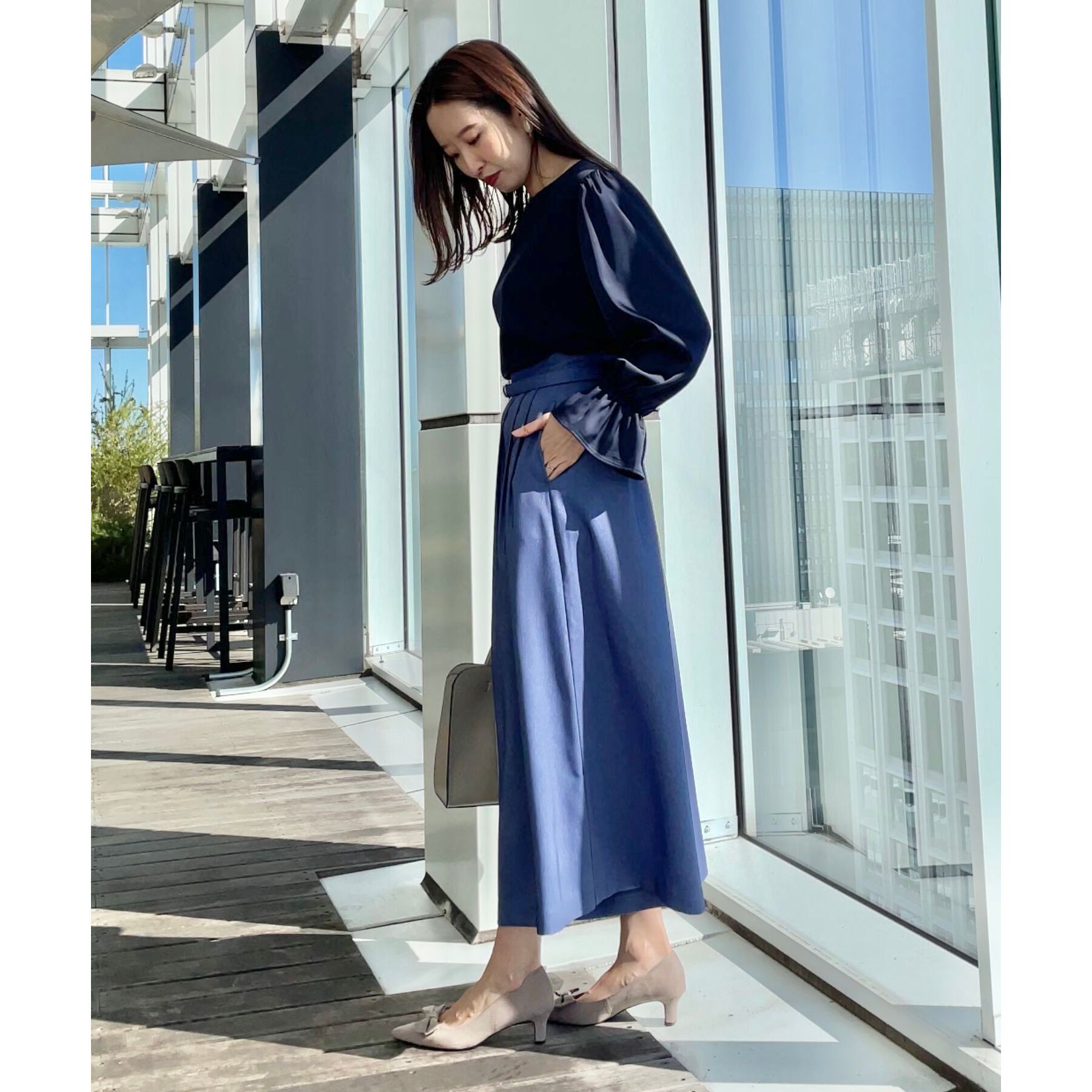 Couture broach「【きれいめ・大人カジュアル・通勤】デニムライクスカンツ」|その他|