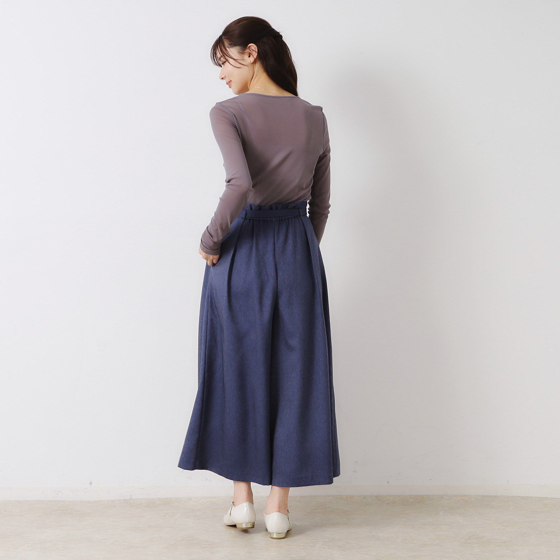 Couture broach「【きれいめ・大人カジュアル・通勤】デニムライクスカンツ」|その他|