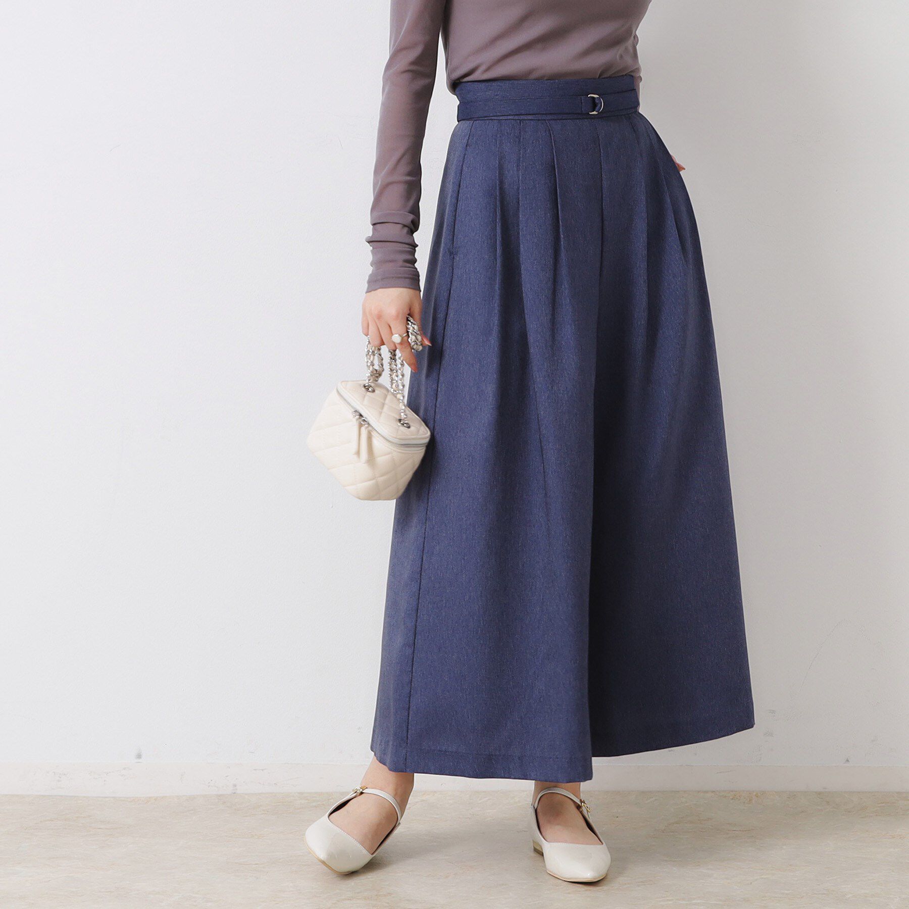 Couture broach「【きれいめ・大人カジュアル・通勤】デニムライクスカンツ」|その他|