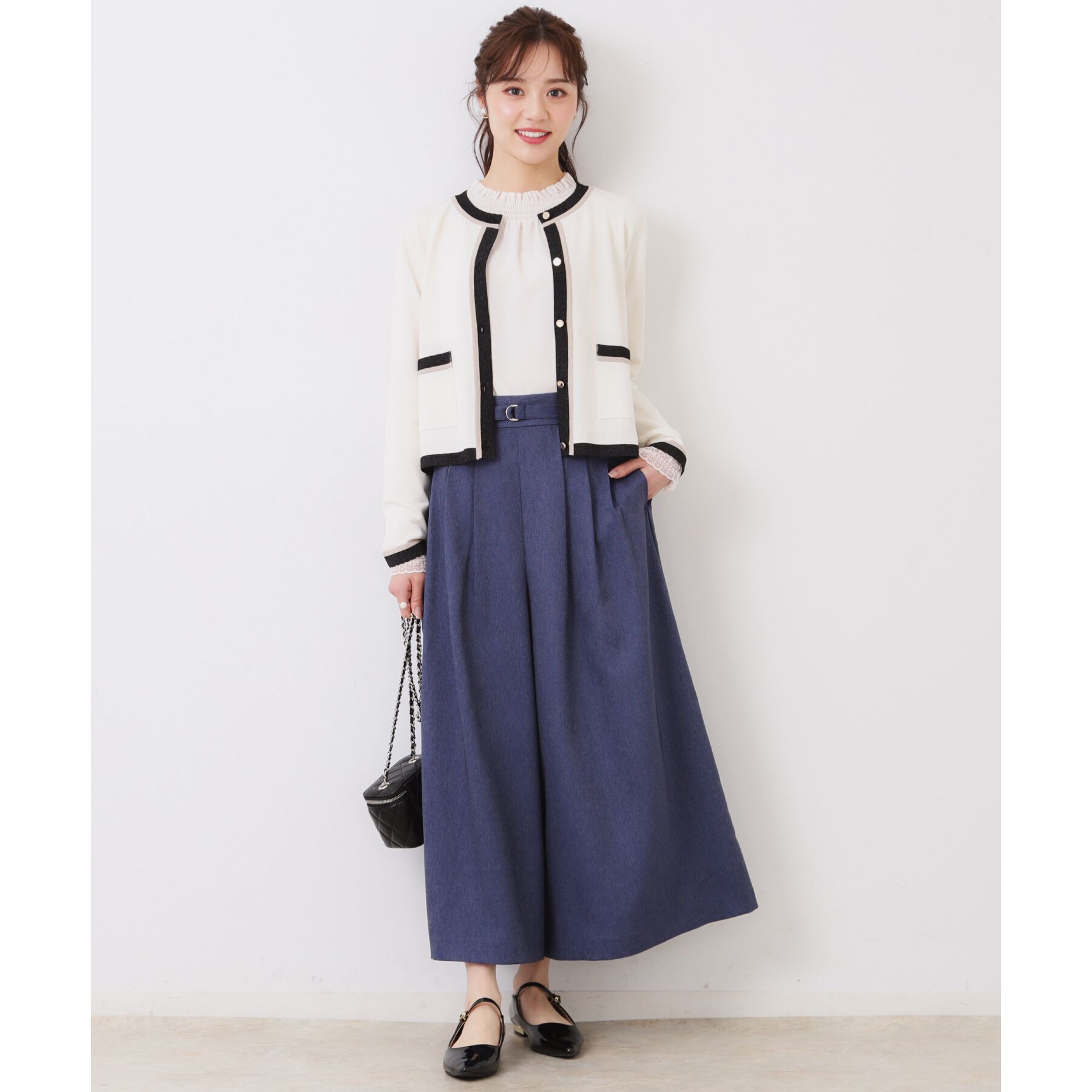 Couture broach「【きれいめ・大人カジュアル・通勤】デニムライクスカンツ」|その他|