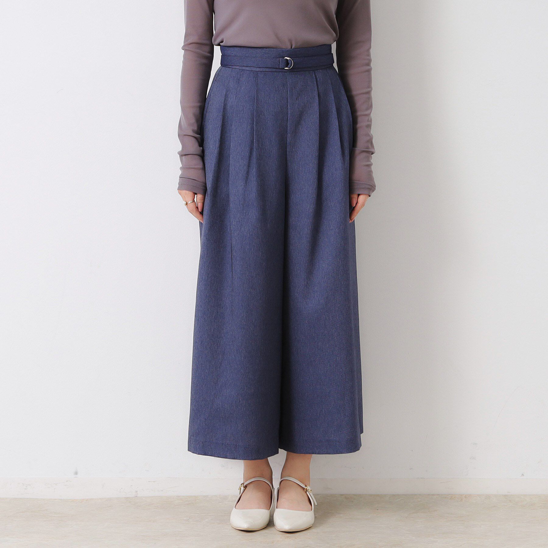 Couture broach「【きれいめ・大人カジュアル・通勤】デニムライクスカンツ」|その他|