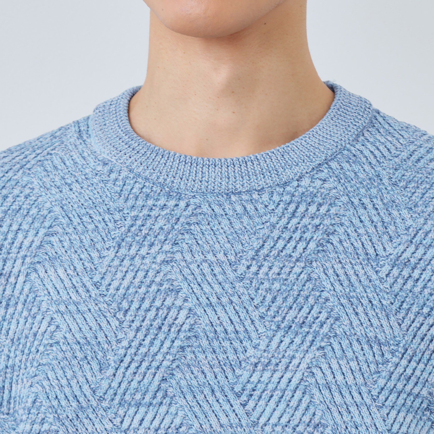 THE SHOP TK「【頑張りすぎないオシャレ】ミックスヤーンニット　洗濯機OK／軽量」|ニット・セーター|