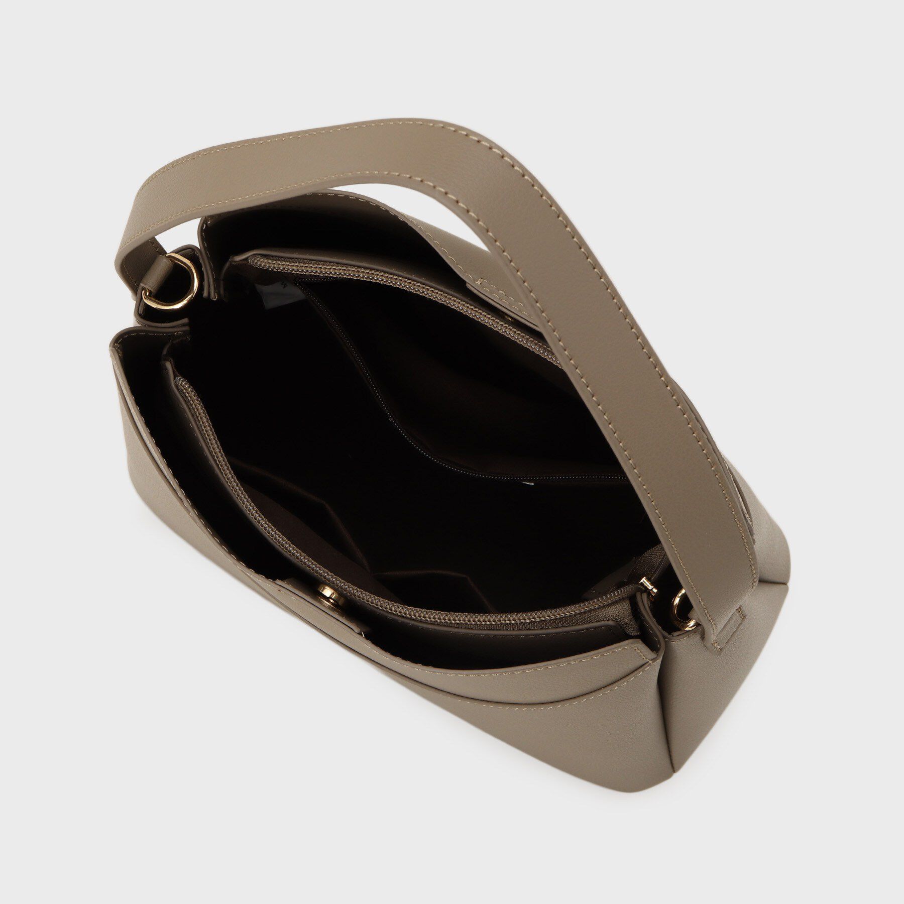 THE SHOP TK「ロゴベルトレザー調ミドルバッグ」|ハンドバッグ|