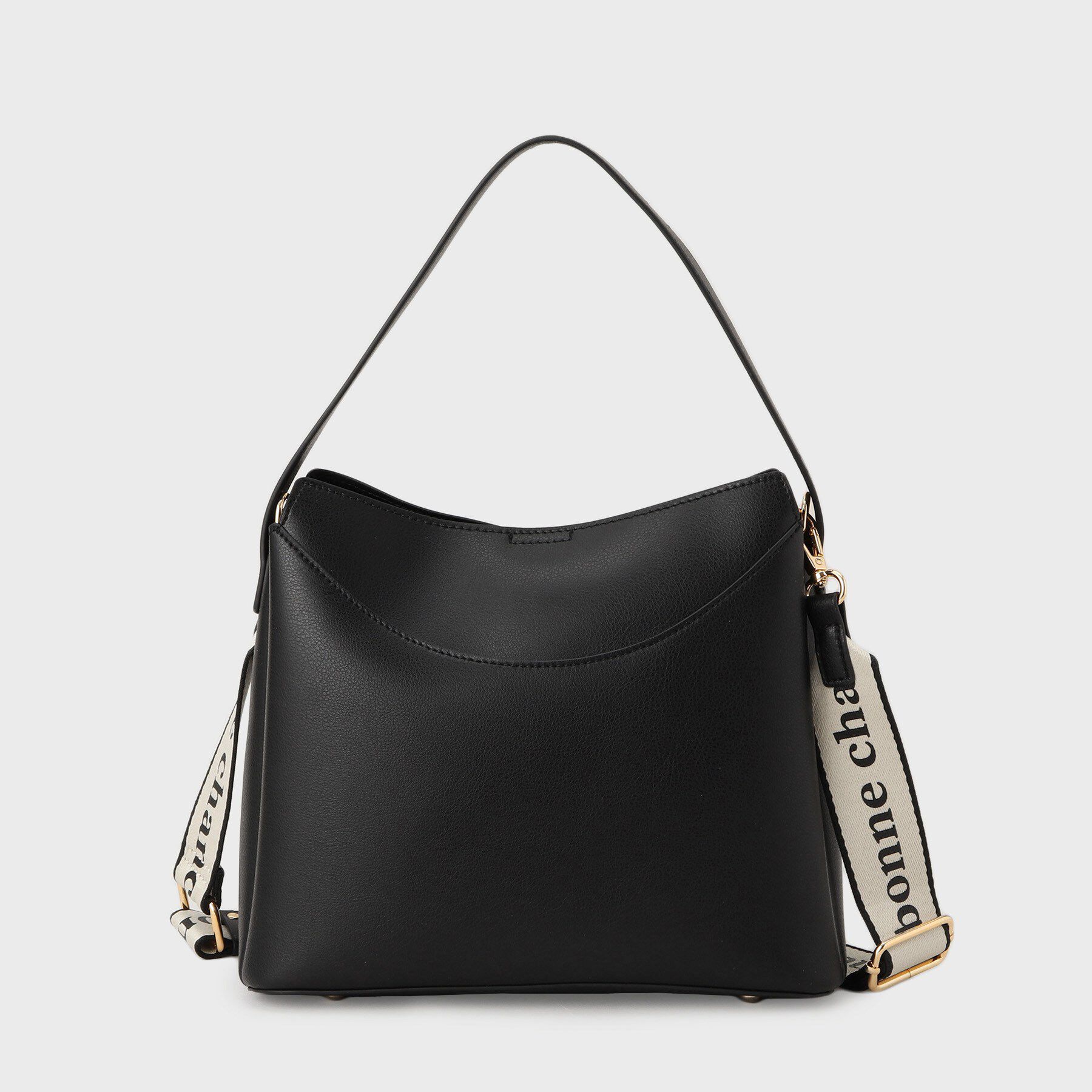 THE SHOP TK「ロゴベルトレザー調ミドルバッグ」|ハンドバッグ|