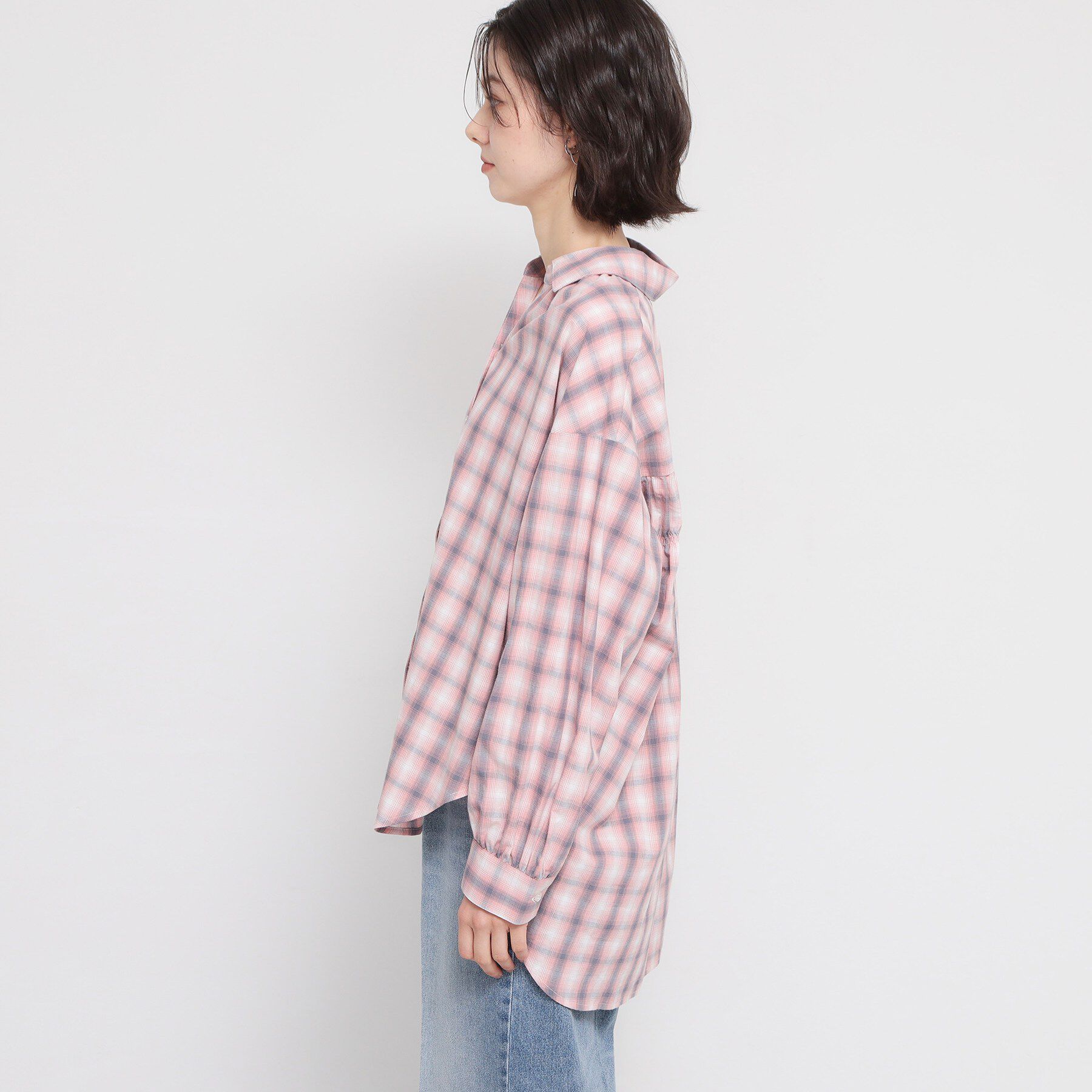 THE SHOP TK「【後ろ姿もサマになる】バックシャーリングシャツ」|シャツ・ブラウス|